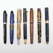 A GROUP OF GERMAN FOUNTAIN PENS.