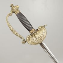 A FRENCH NAPOLEONIC PERIOD INFANTRY OFFICERS SWORD.