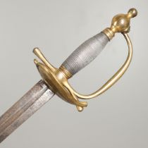 A 1796 PATTERN HEAVY CAVALRY OFFICER's DRESS SWORD.