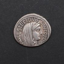 ROMAN REPUBLIC, DENARIUS. c.63 B.C.