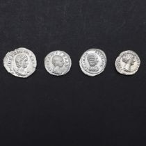 ROMAN IMPERIAL COINAGE: A COLLECTION OF FOUR DENARIUS, c.147-253. A.D.