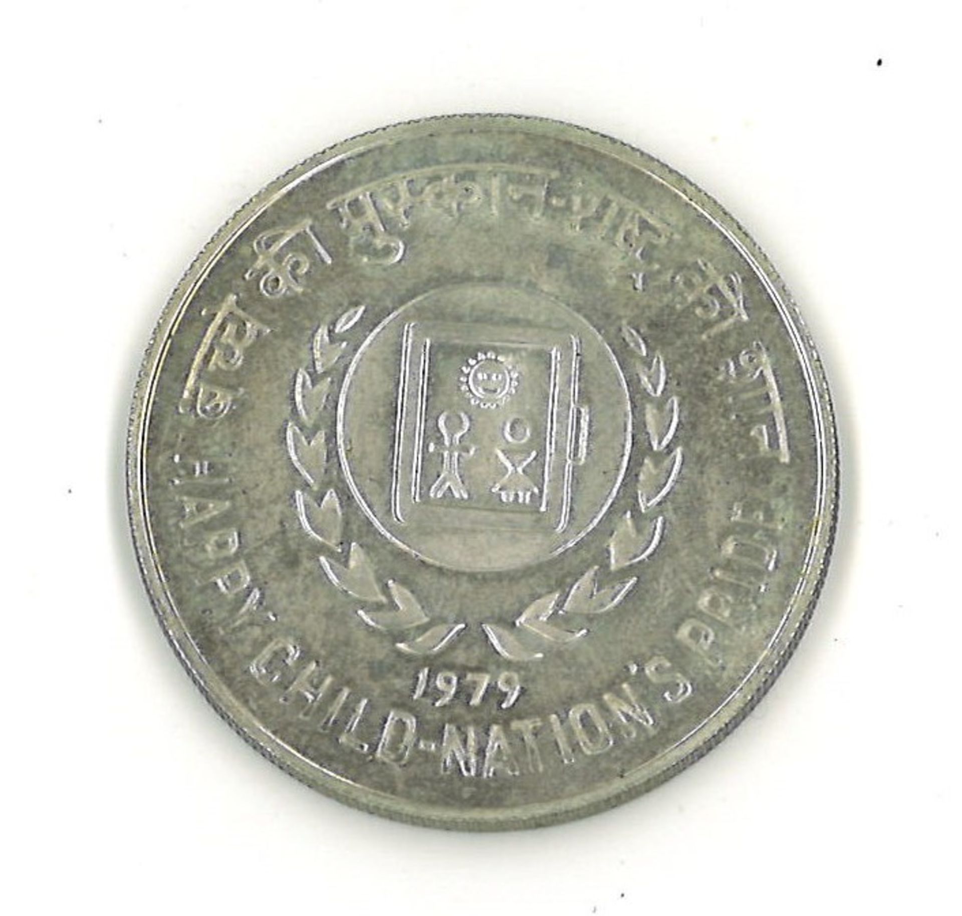 Indien. 50 Rupees Silber 1979