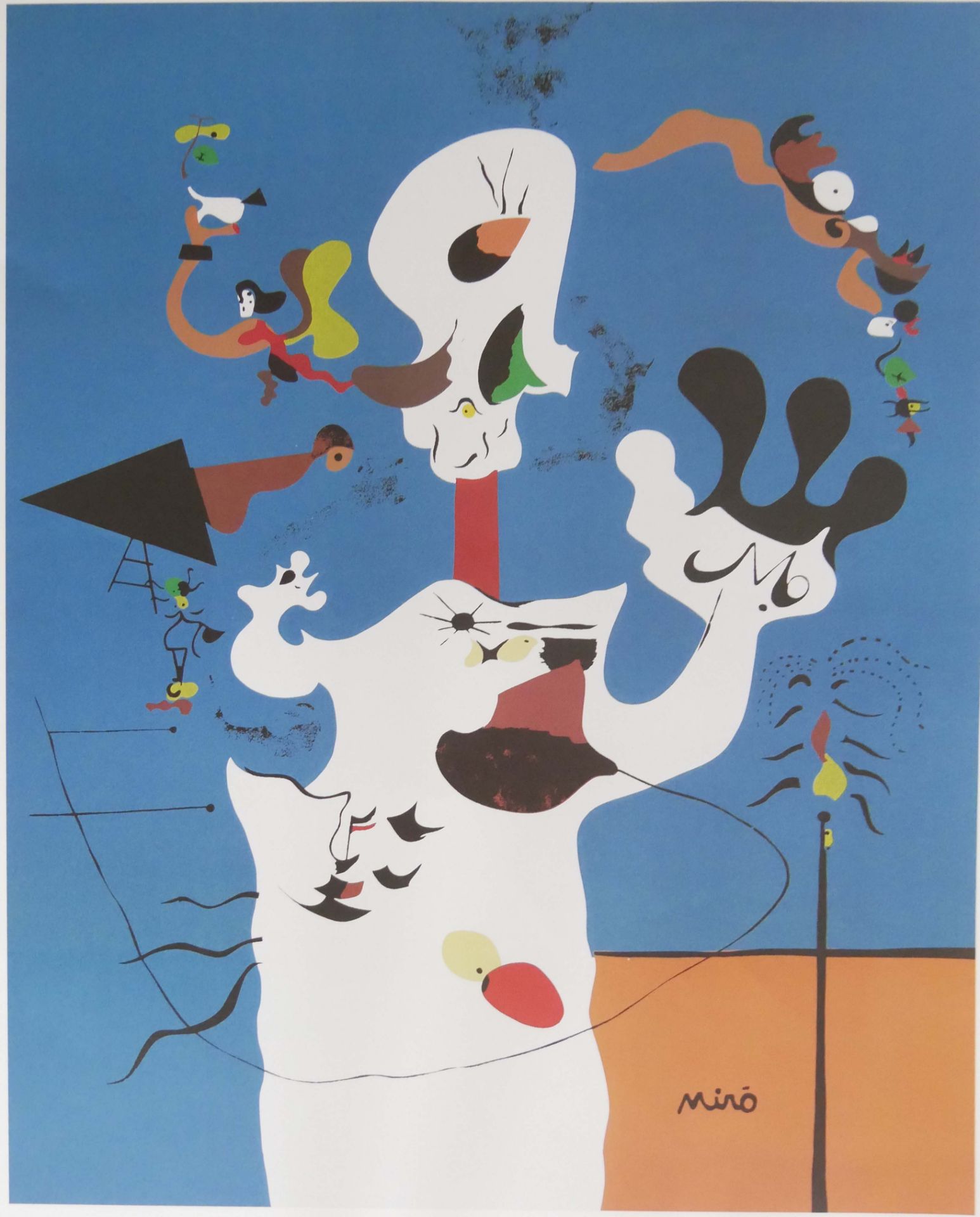 Miro. Künstlerplakat " The Potatoe" Nr. 40-0721. Blattmaße: höhe ca. 71 cm, breite ca. 50 cm - Image 2 of 2