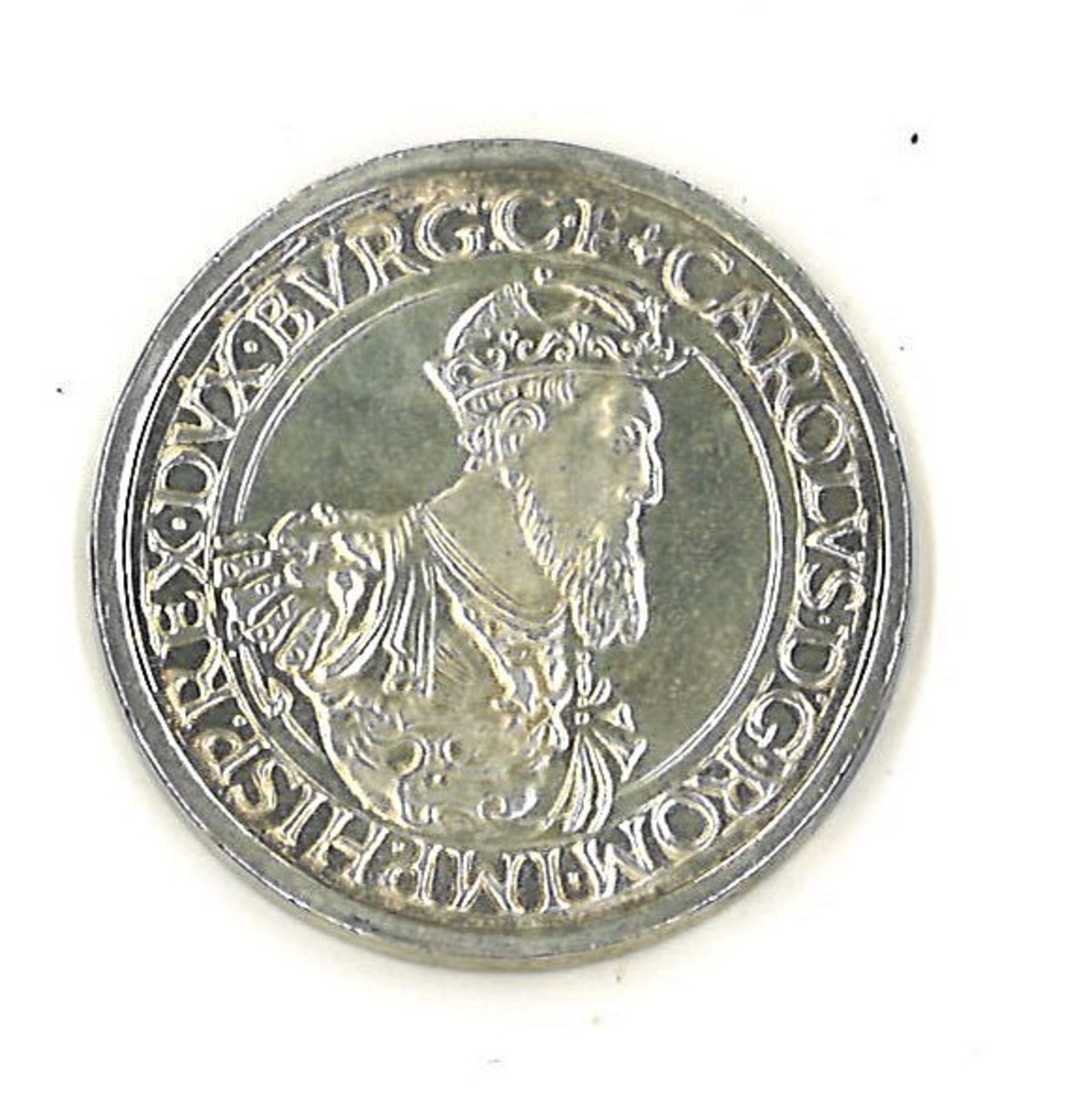 1 Silbermünze Belgien, 5 Ecu 1987 - Image 2 of 2