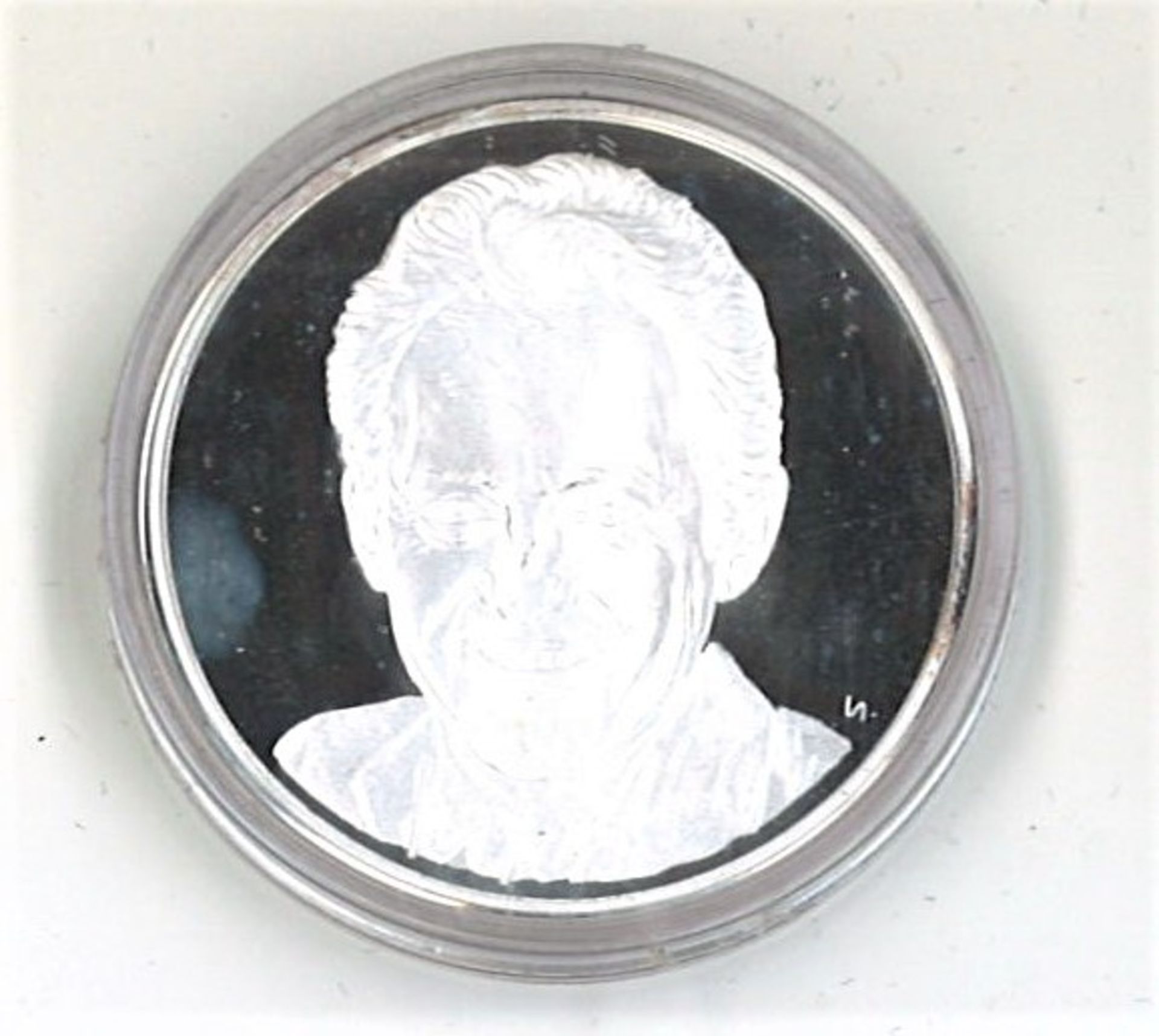 Silber Medaille "Hans Rosenthal" im Etui - Bild 2 aus 2