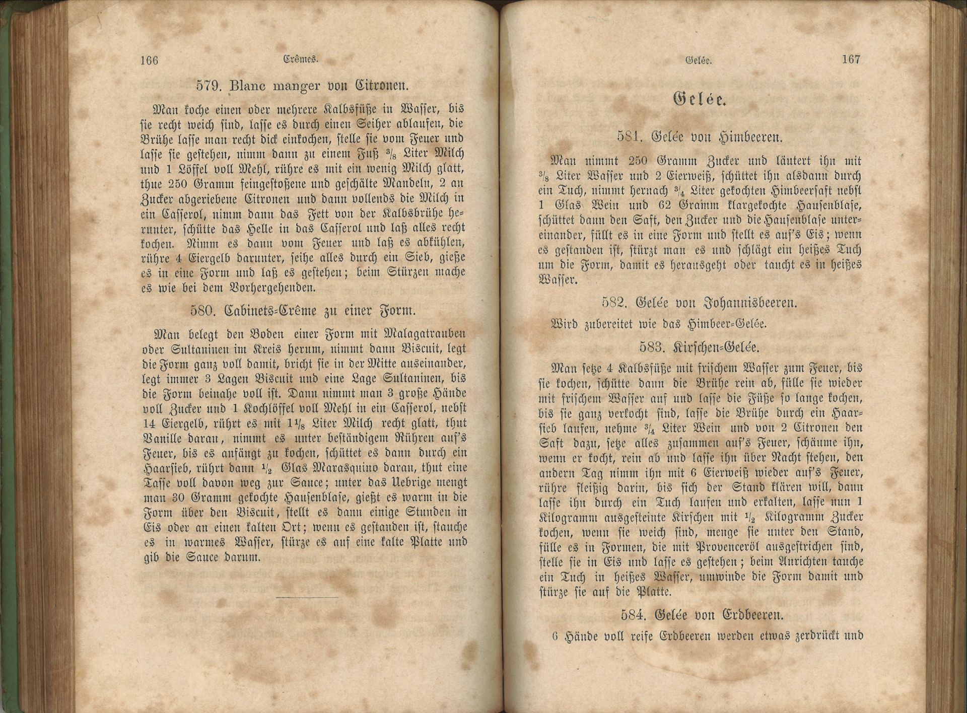 "Neues praktisches badisches Kochbuch" , Originalausgabe von 1878 mit Gebrauchsspuren und - Image 3 of 3
