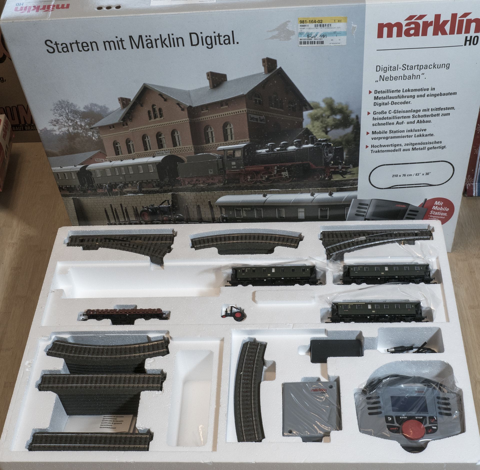 Märklin 29240, Digital - Start - Packung "Nebenbahn". Ohne Lokomotive. Sonst ungebraucht.