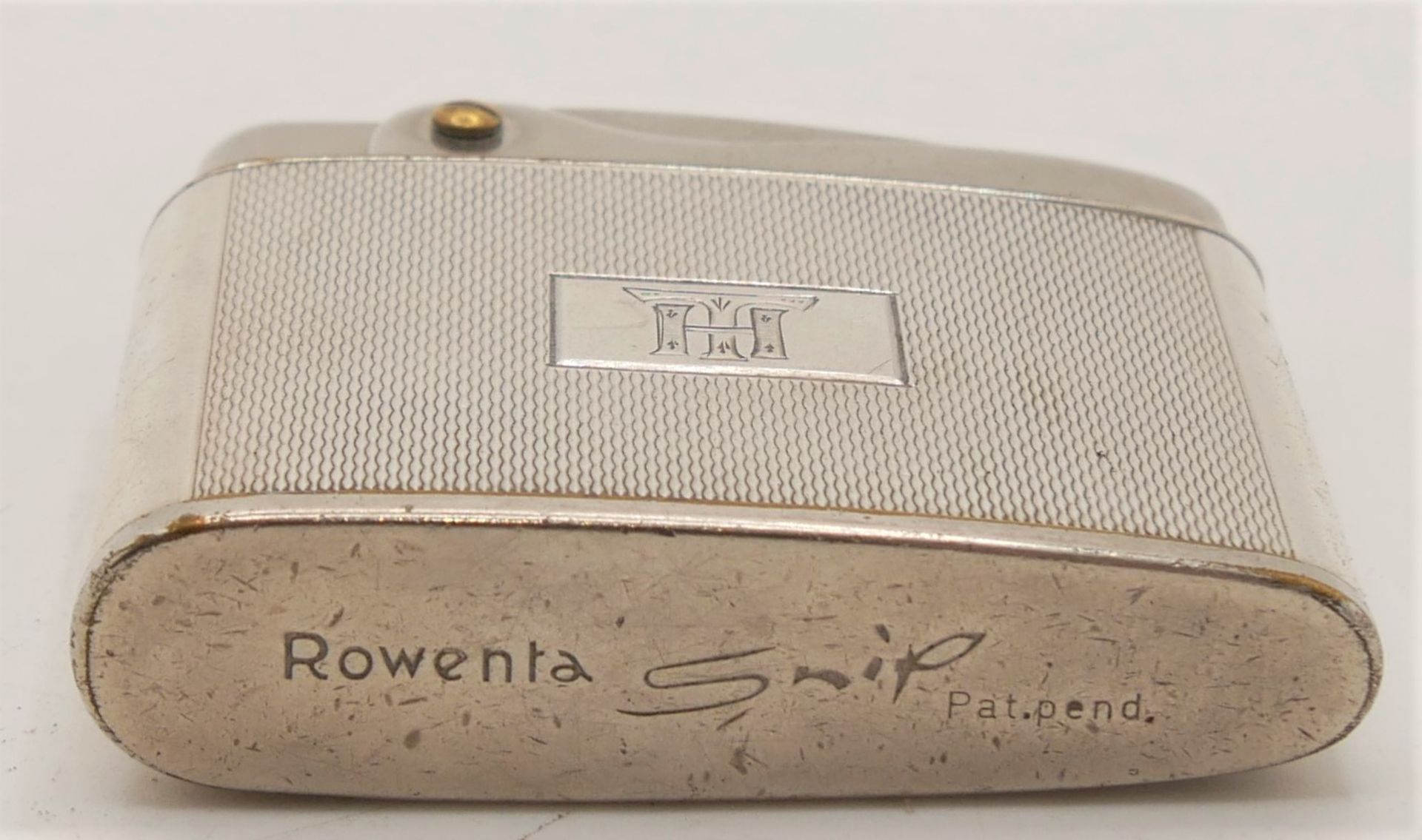 Rowenta SNIP antik 925er Silber Feuerzeug vintage. 925er Punze. Mit Gebrauchsspuren. - Bild 3 aus 3