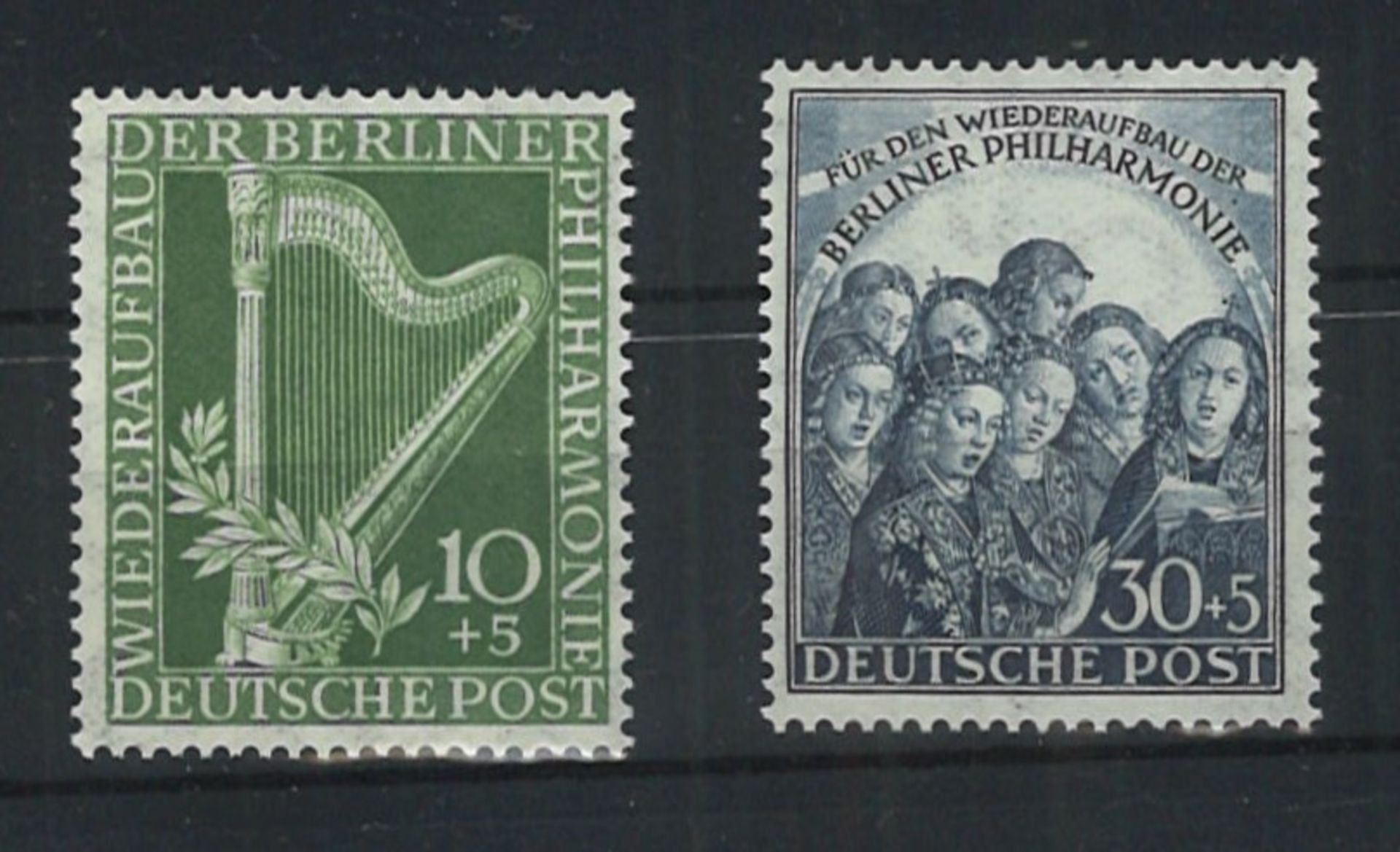 Berlin 1950, postfrisch. MiNr. 72-73