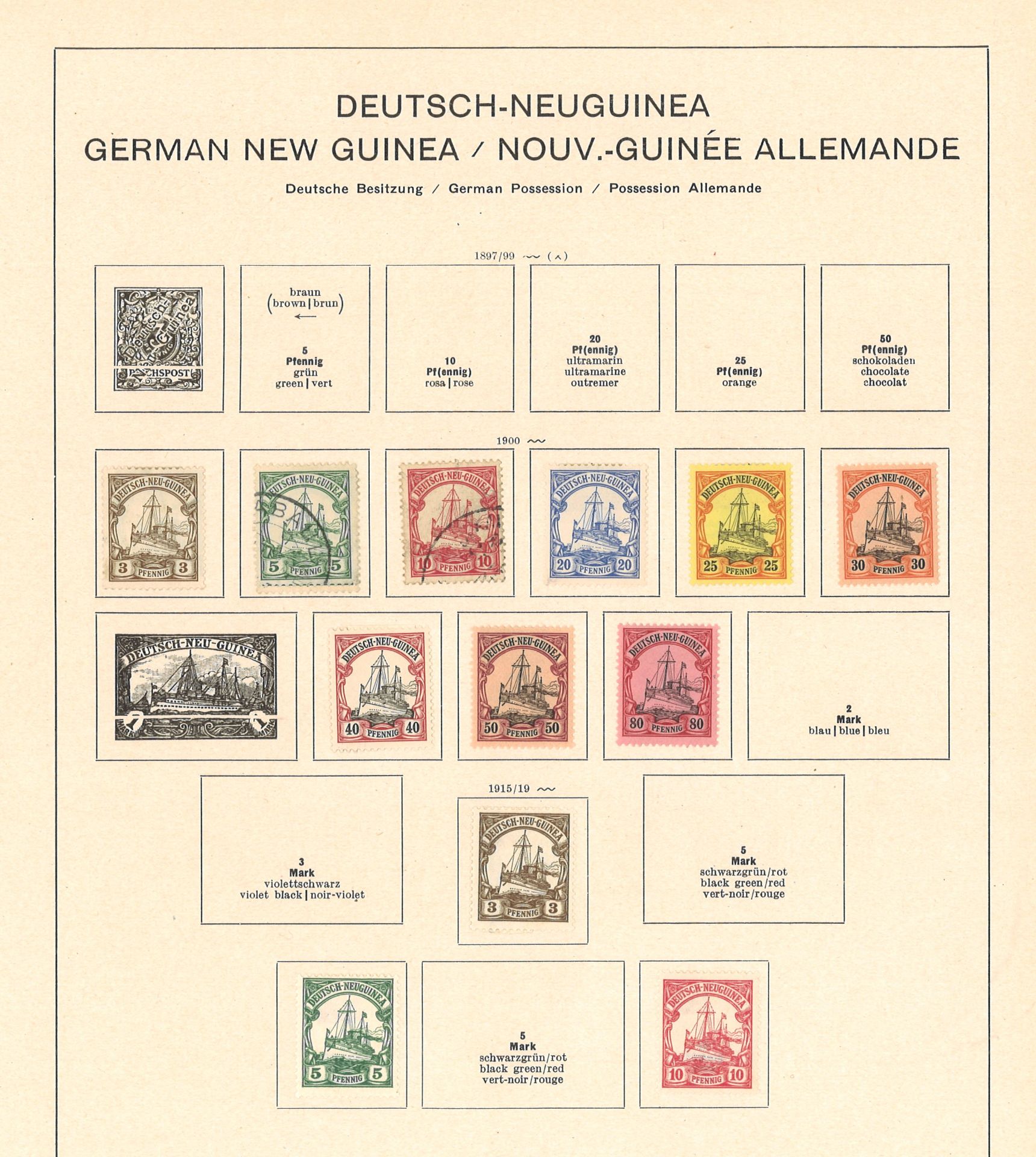 Schaubek Deutschland-Album, dabei Altdeutschland, Deutsches Reich, Böhmen und Mähren, Kolonien, - Image 22 of 34