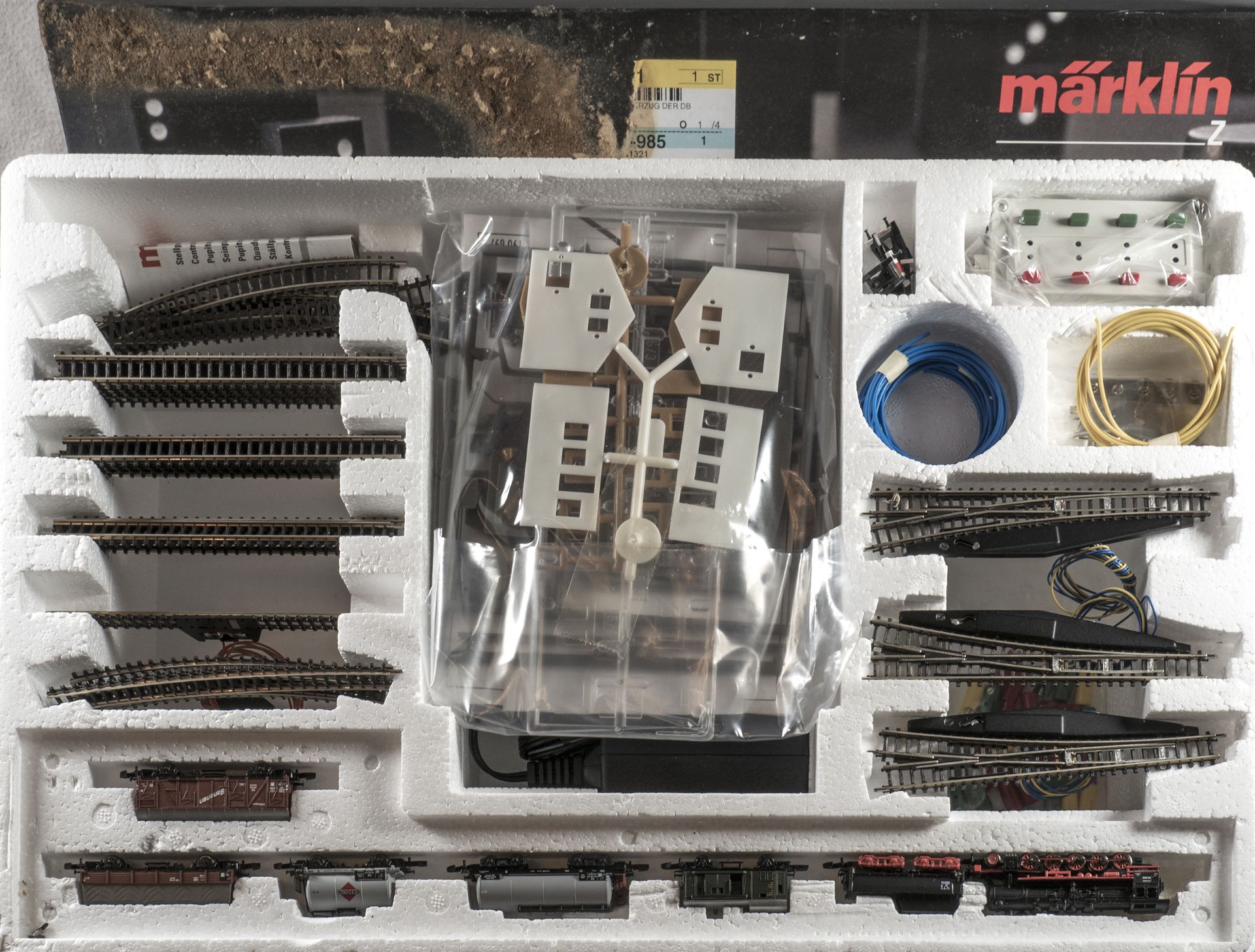 Märklin mini-club 91864, Startpackung Güterzug. Spur Z. Auf Vollständigkeit nicht geprüft.