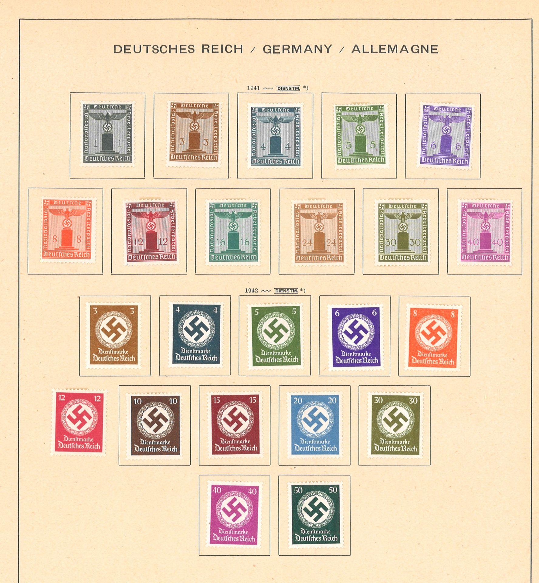 Schaubek Deutschland-Album, dabei Altdeutschland, Deutsches Reich, Böhmen und Mähren, Kolonien, - Image 21 of 34