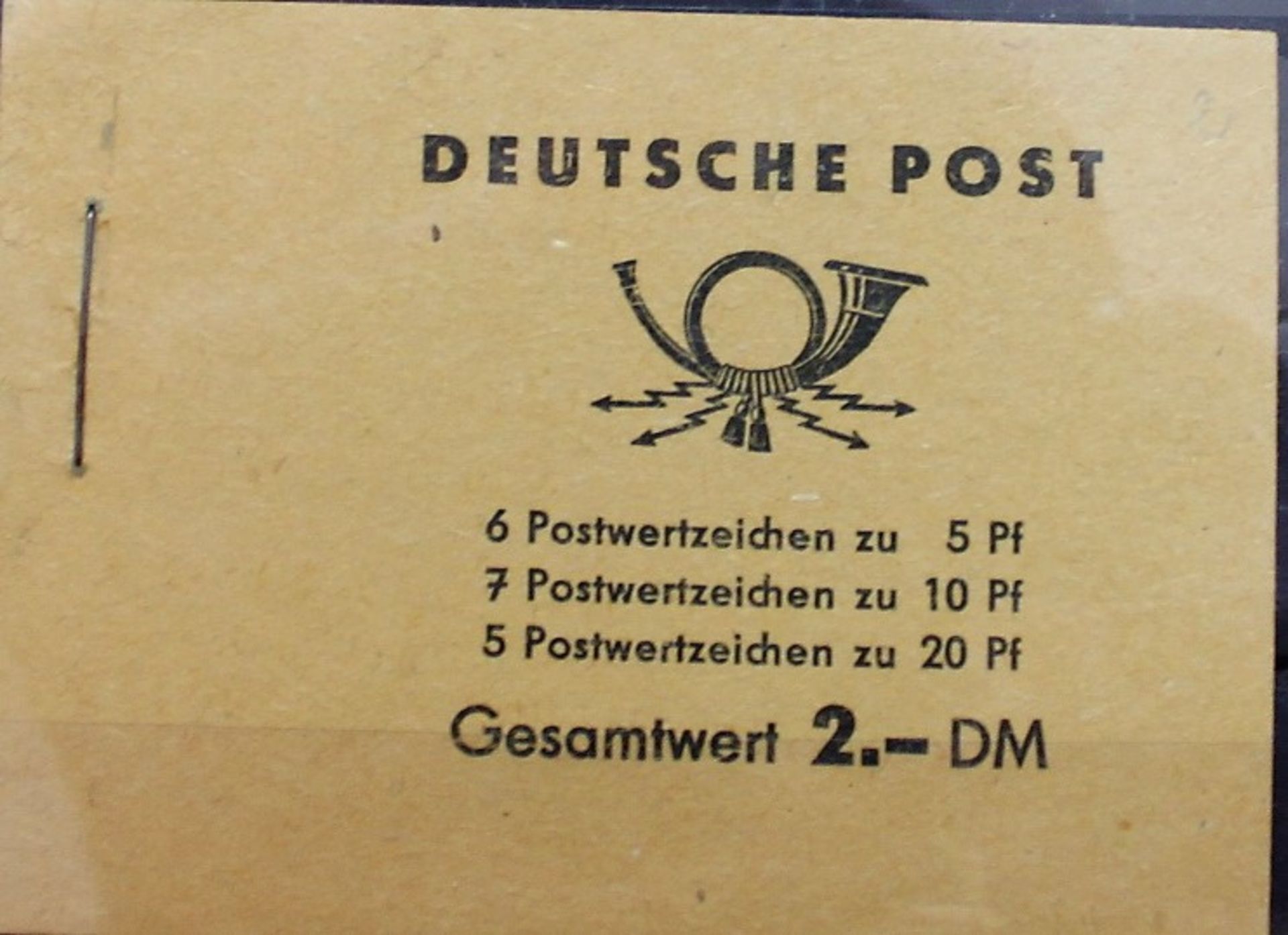 DDR 1960, postfrisch, MiNr. MH 3b1
