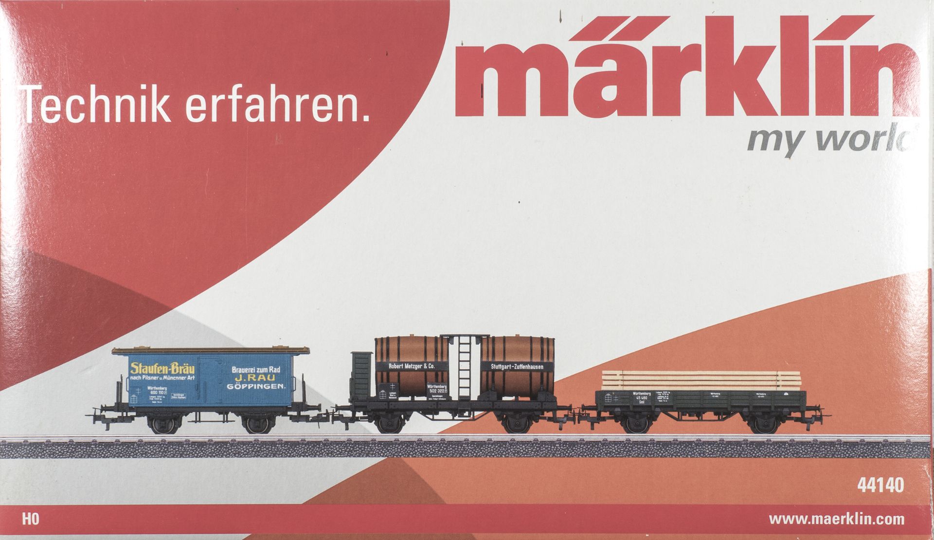 Märklin 44140, Güterwagenset K.W.St.E., Spur H0. Ungebraucht in OVP.