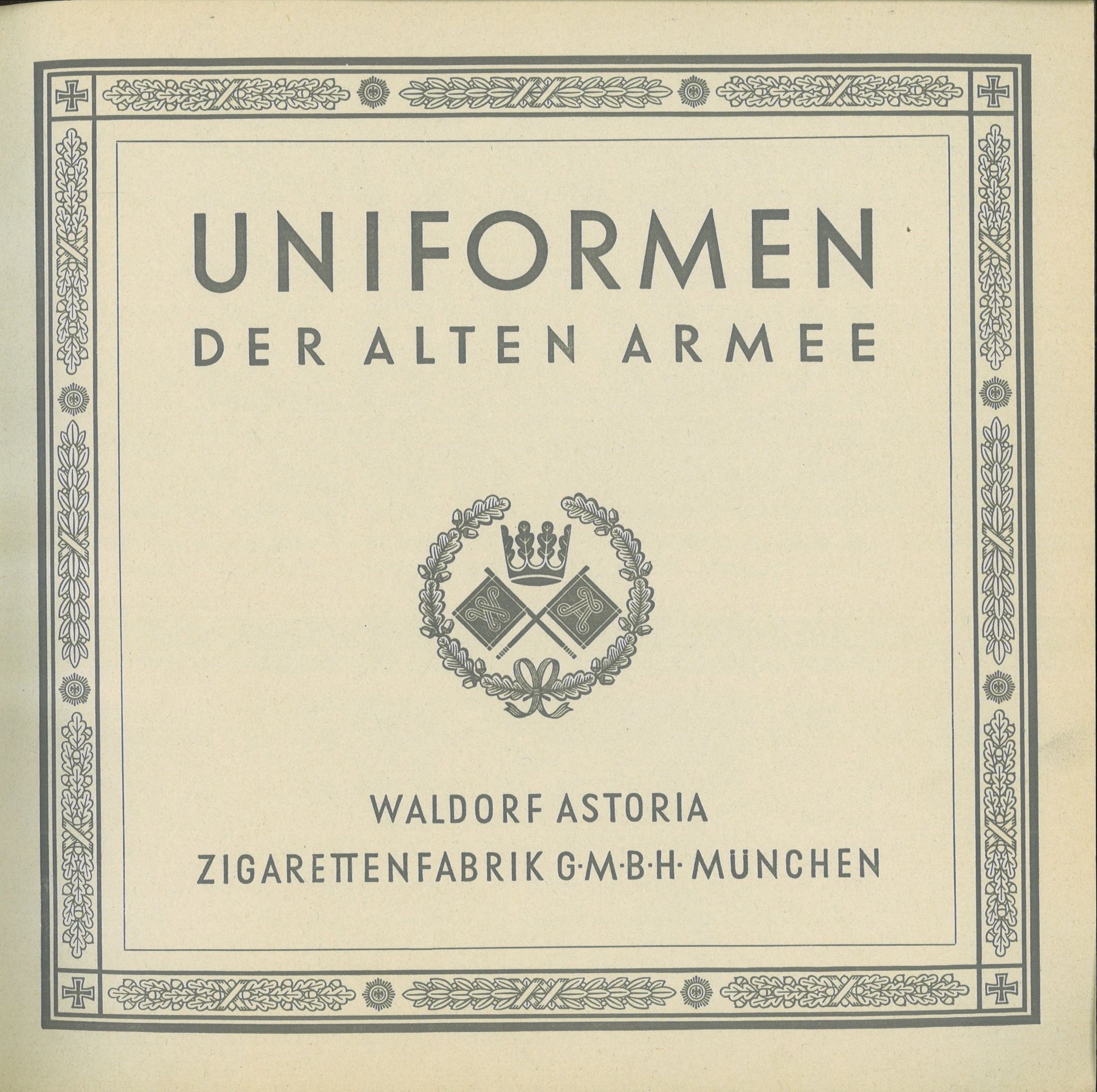 Sammelbilderalbum Waldorf-Astoria "Uniformen der alten Armee", mit 312 farb. Sammelbilder. farb. - Bild 2 aus 3