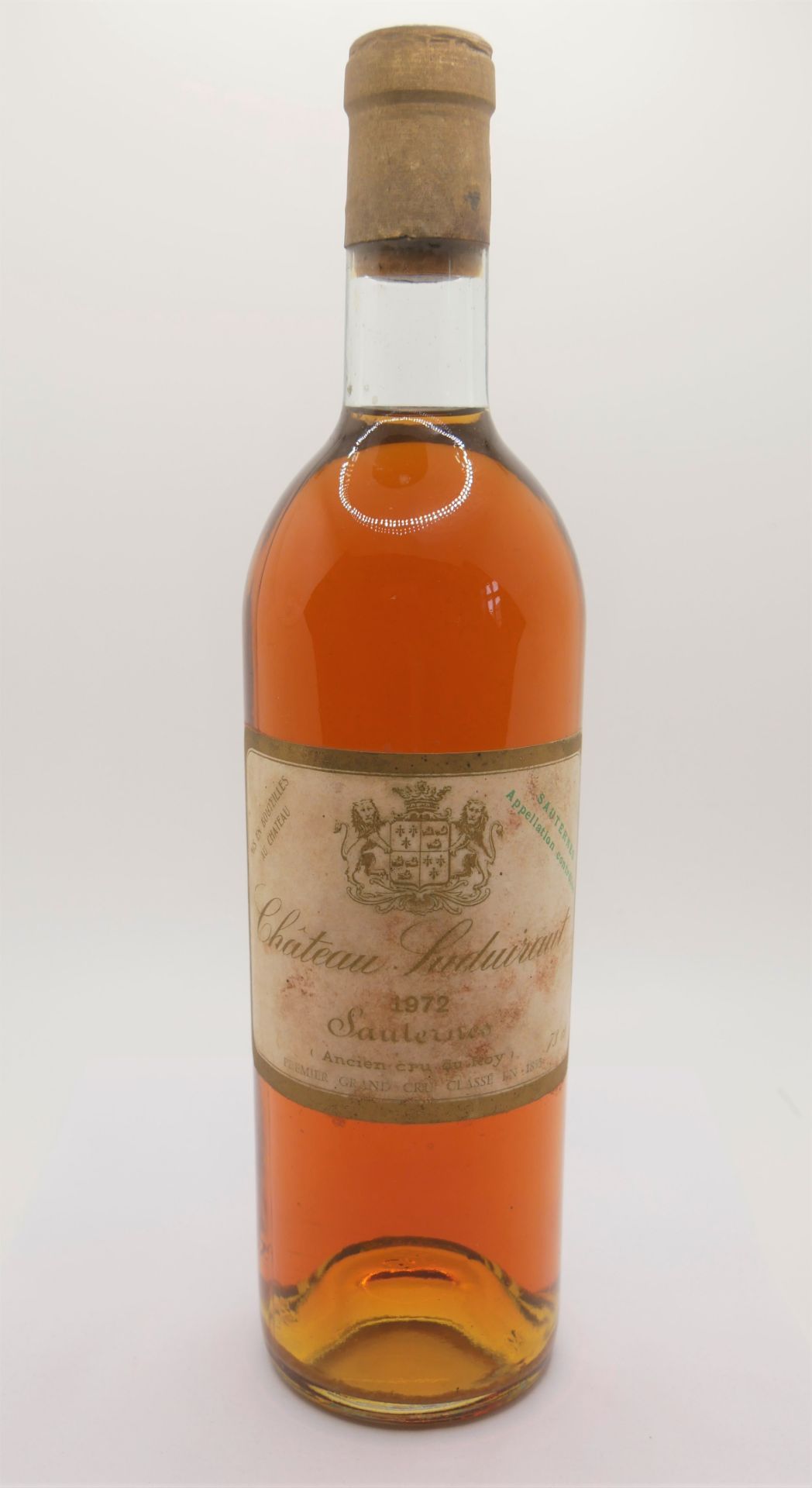 Chateau Suduiraut 1972, Sauleines Ancien cru du Roy, 0,75 l Dessertwein