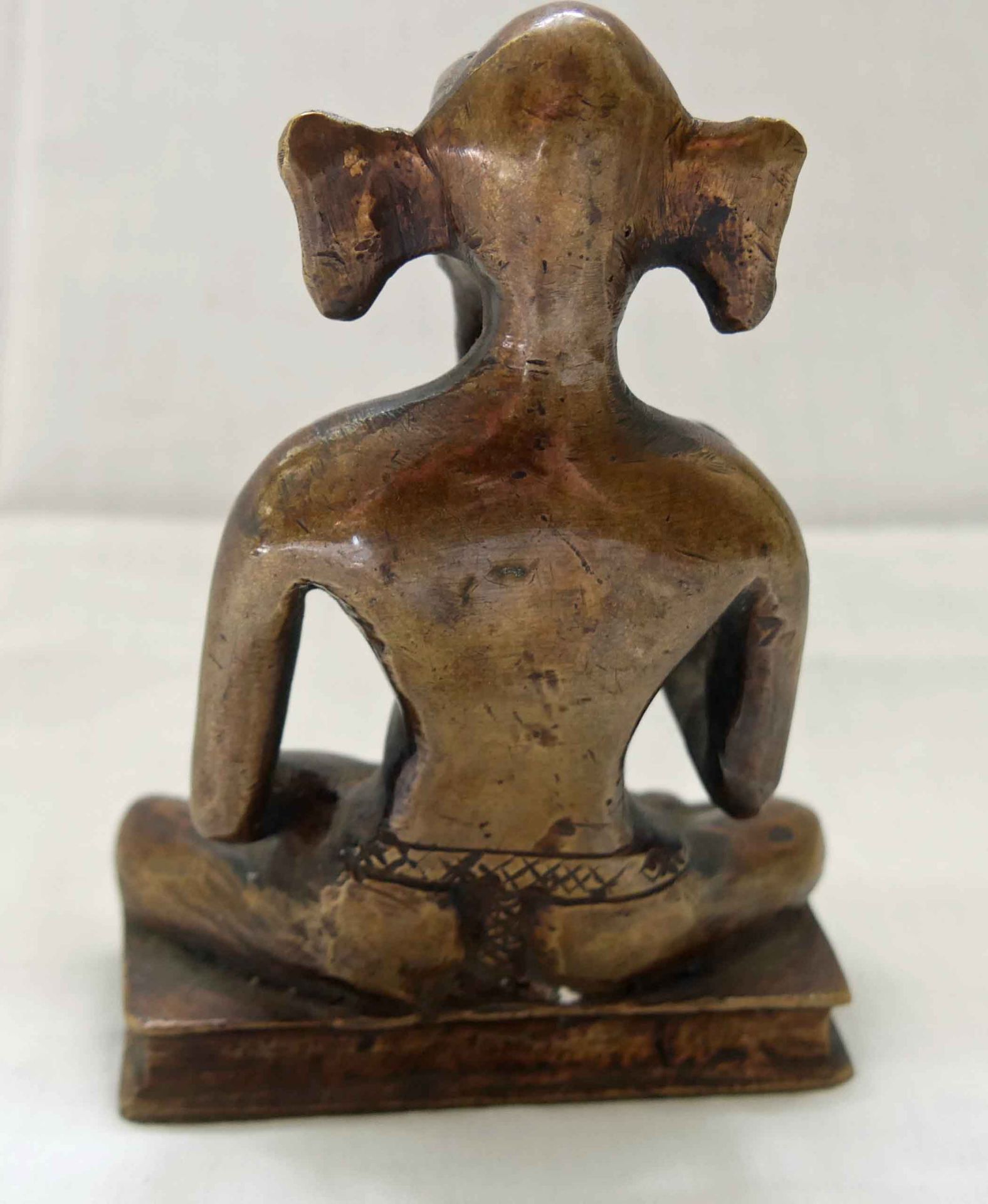 Aus Auflösung, Statue " indische Gottheit Ganesha", wohl 19. Jahrhundert, ca. 13 cm hoch, ca, 10 - Bild 2 aus 2