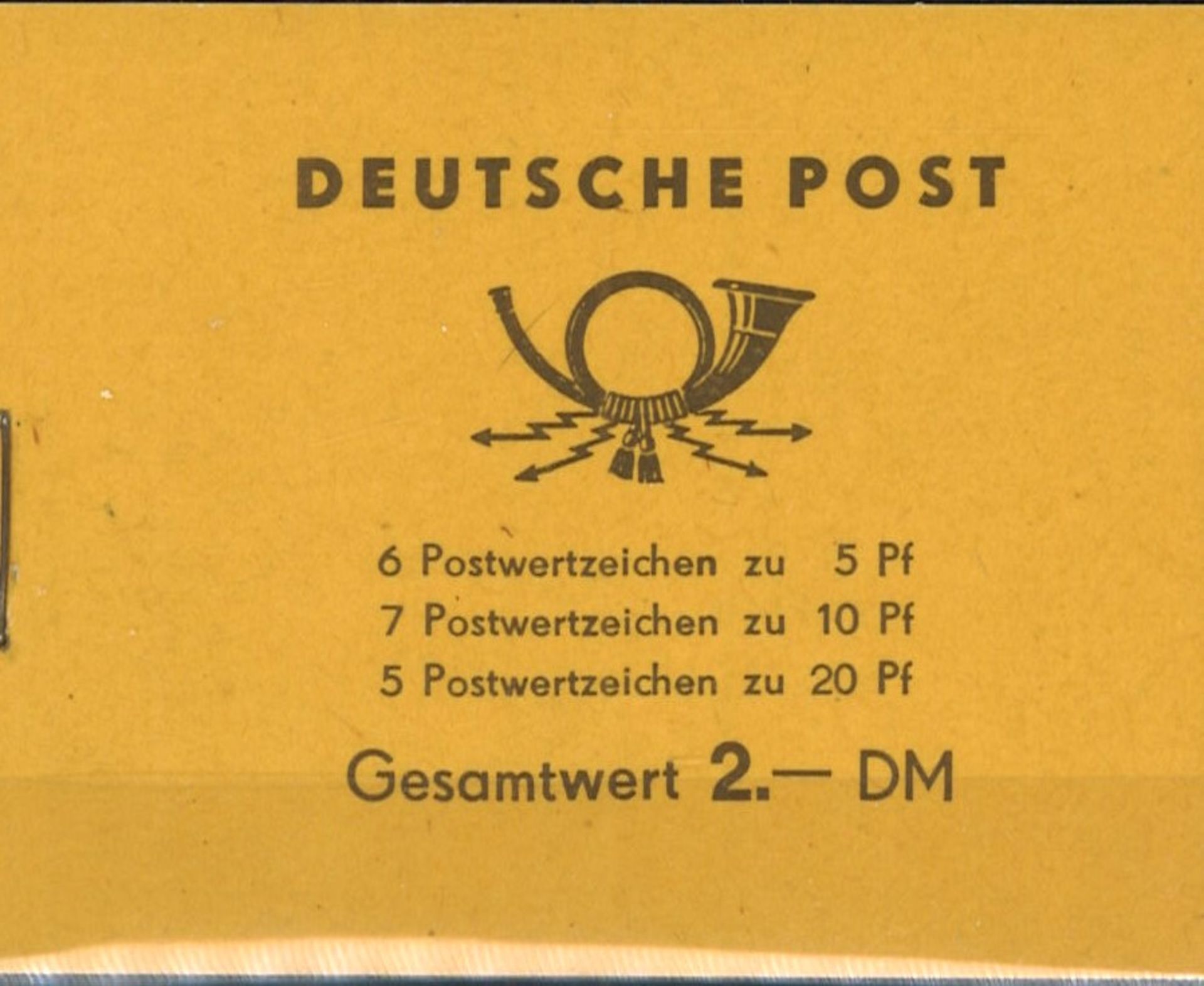 DDR 1957, postfrisch. Markenheftchen MiNr. MH 2b
