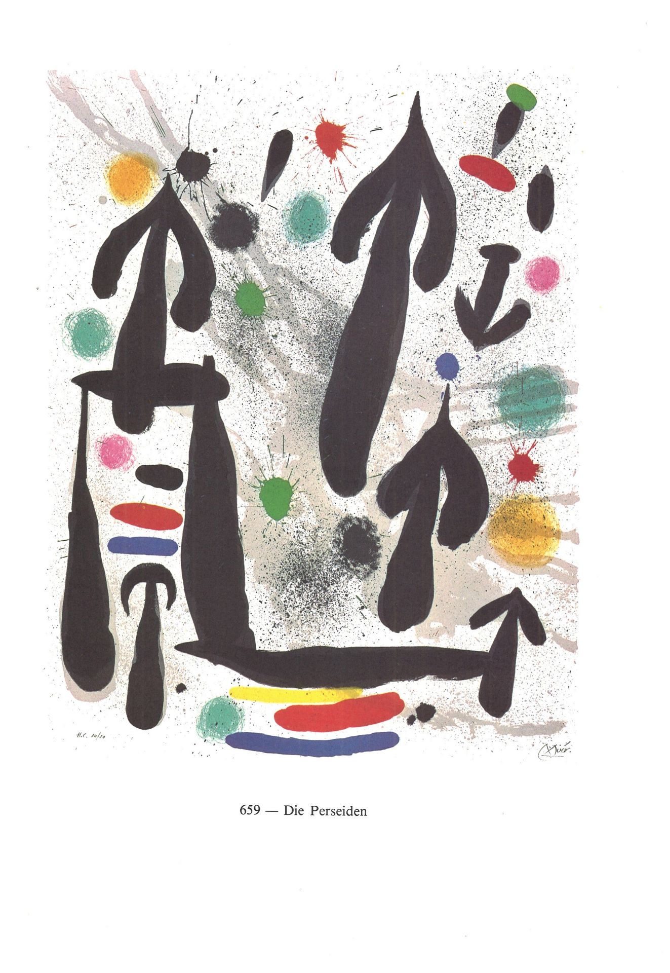 Joan Miró. Der Lithograph IV 1969-1972. 208 S., 246 in Farbe abgebildete Arbeiten, schönes Exemplar, - Image 4 of 5