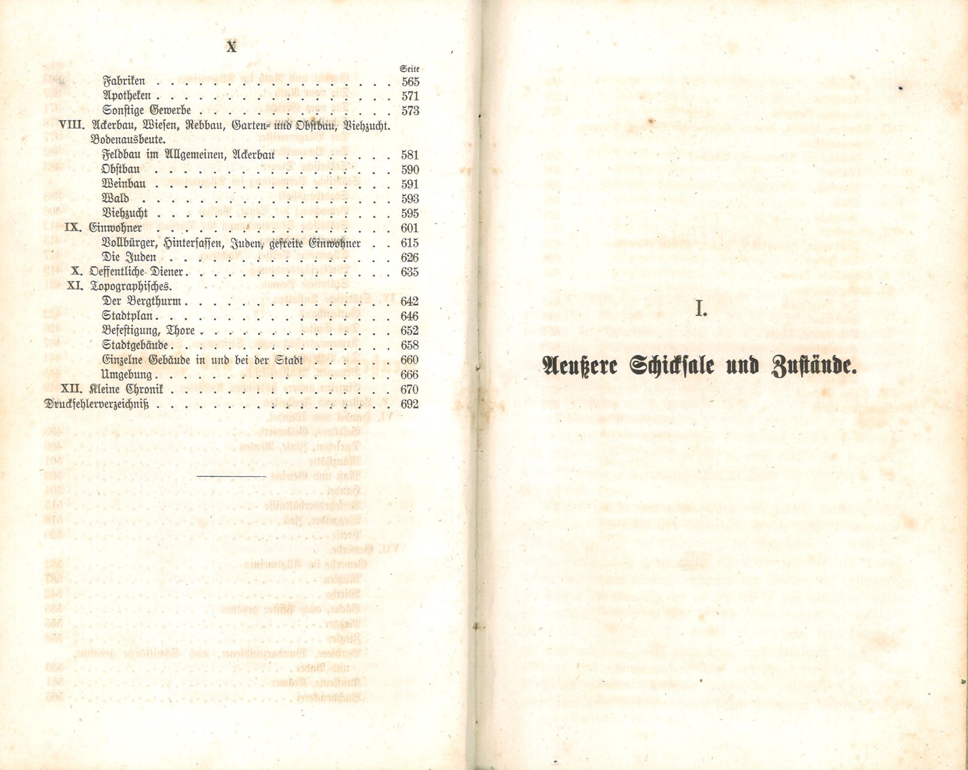 Geschichte der Stadt Durlach. Fecht, Carl Gustav, Verlag: Heidelberg, Druck und Verlag von Adolph - Image 2 of 2