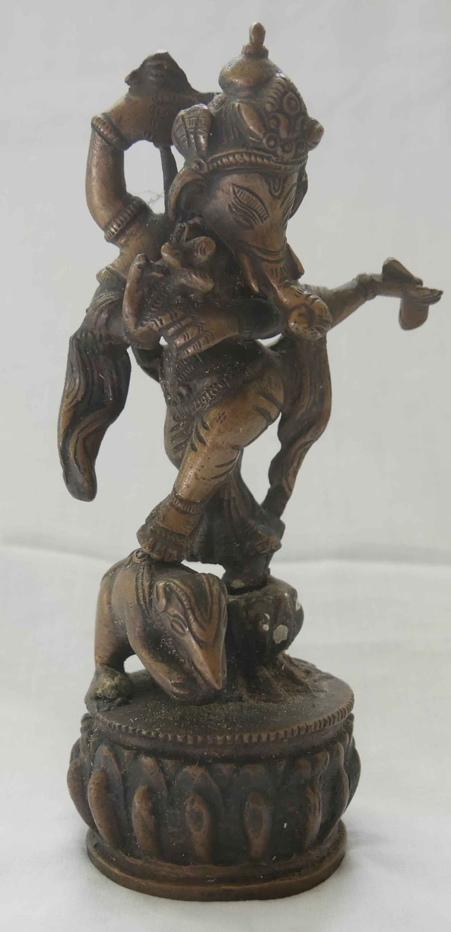 Aus Auflösung, Statue "indische Gottheit Ganesha?", wohl 19. Jahrhundert, ca. 21 cm hoch, ca, 7cm