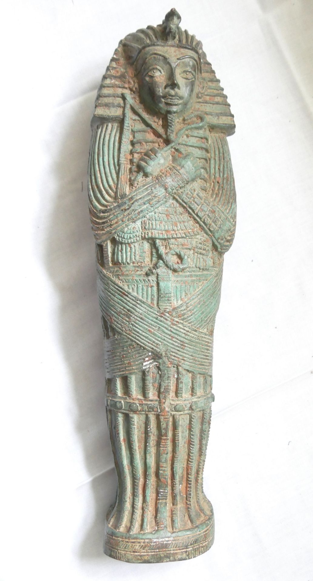 Bronzefigur Tutenchamun, Höhe ca. 44,5 cm