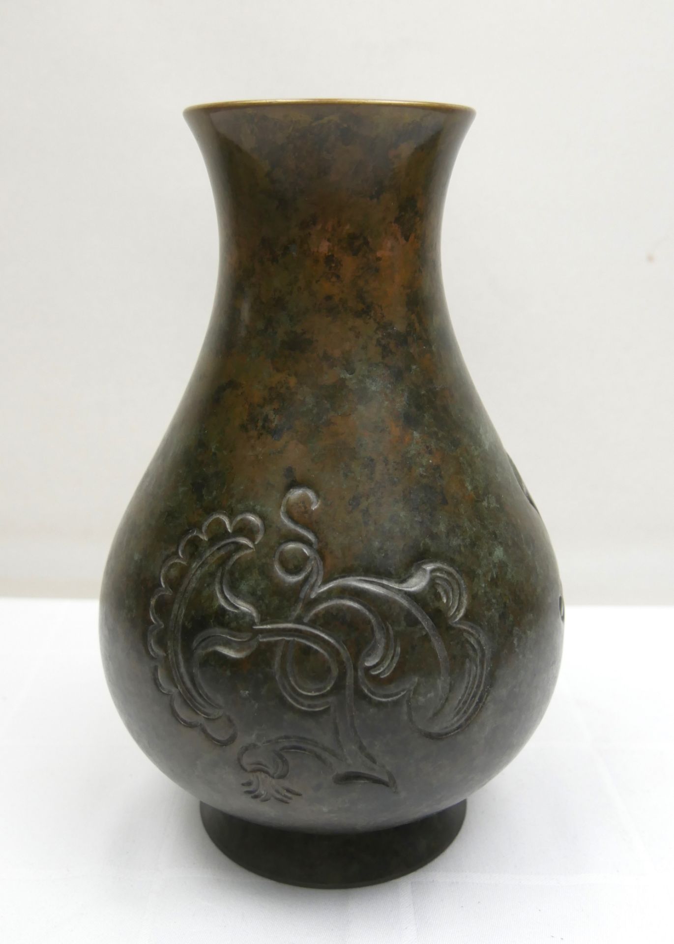 WMF Ikora Metall Vase Art Deco. Am Boden Punze. Höhe ca. 27 cm seltene Ausführung