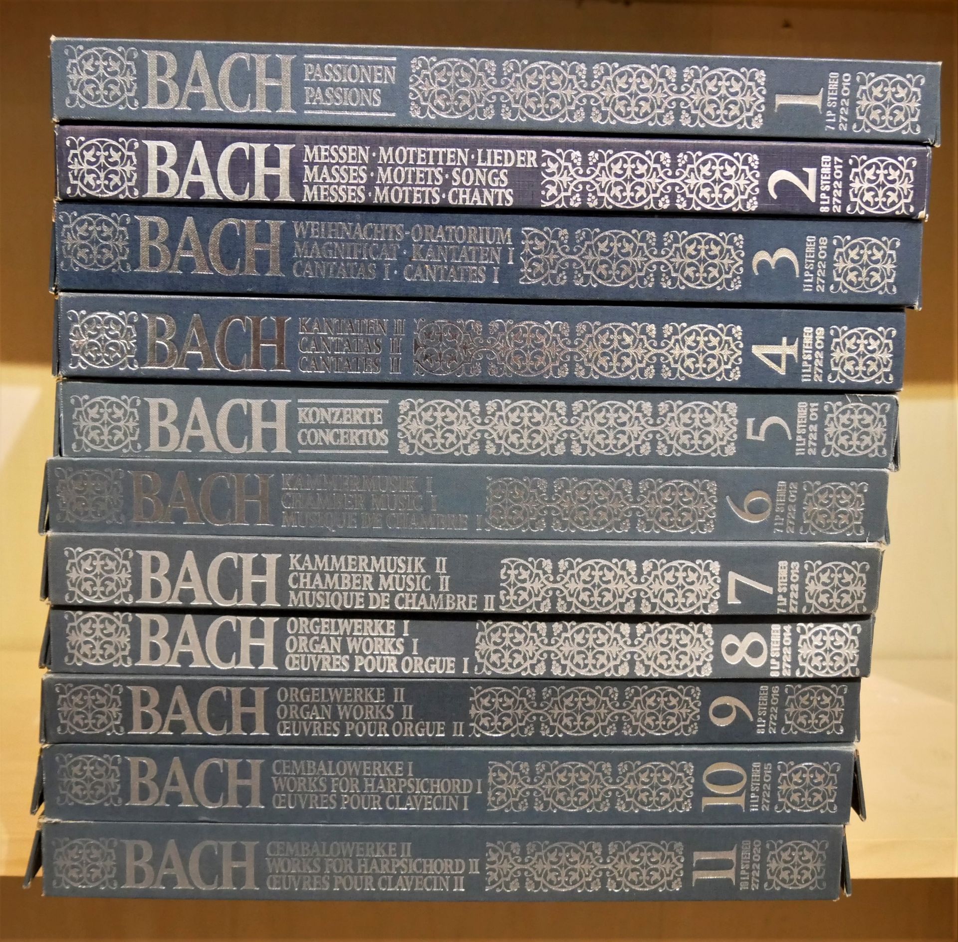 J.S. Bach. Archiv Produktion 11LP Stereo. Vollständig Box 1-11. Dabei z.b. Nr. 3 Weihnachts