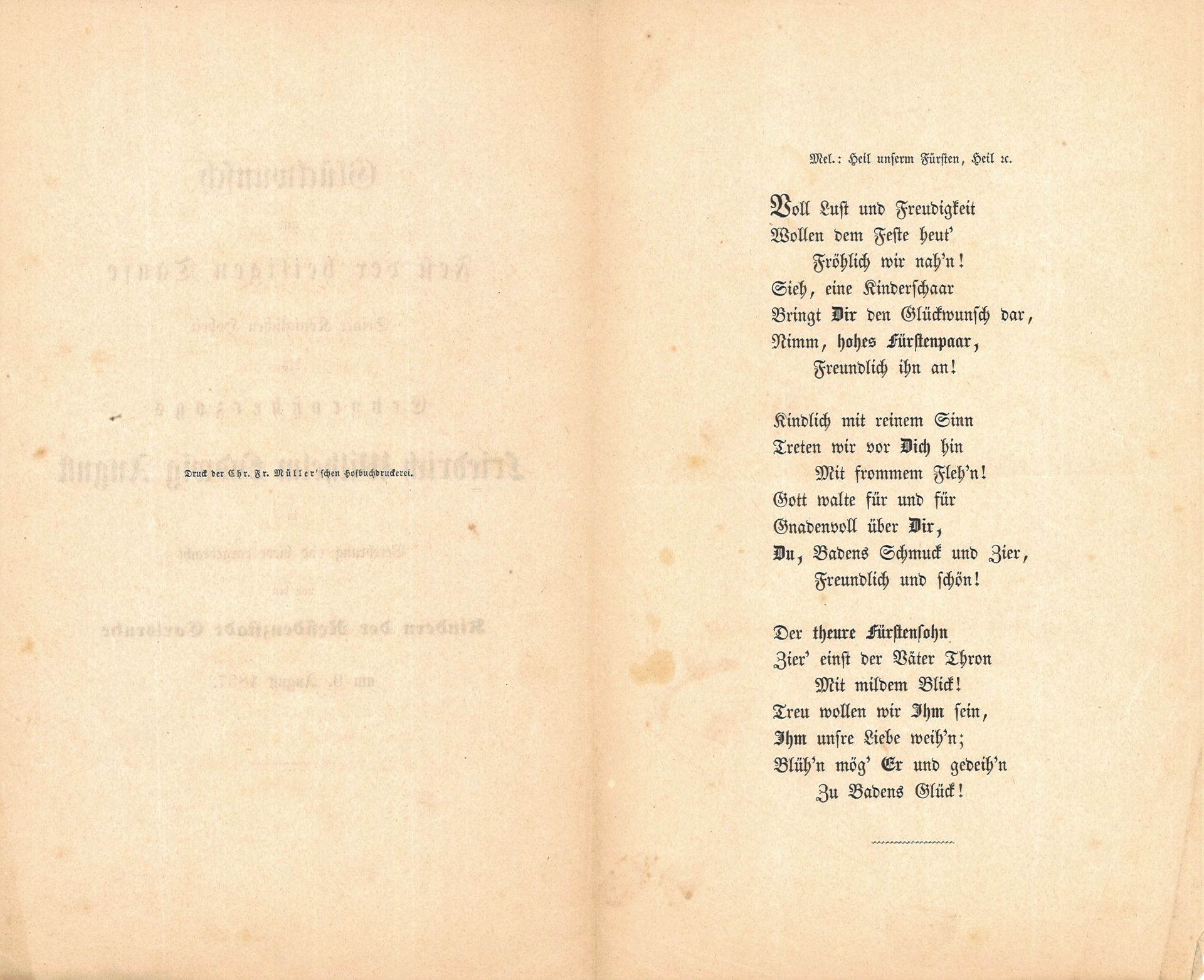 Lot von 3 Dokumenten dabei offizielle Festschrift zur Feier des Achtzigsten Geburtstages seiner - Image 6 of 6