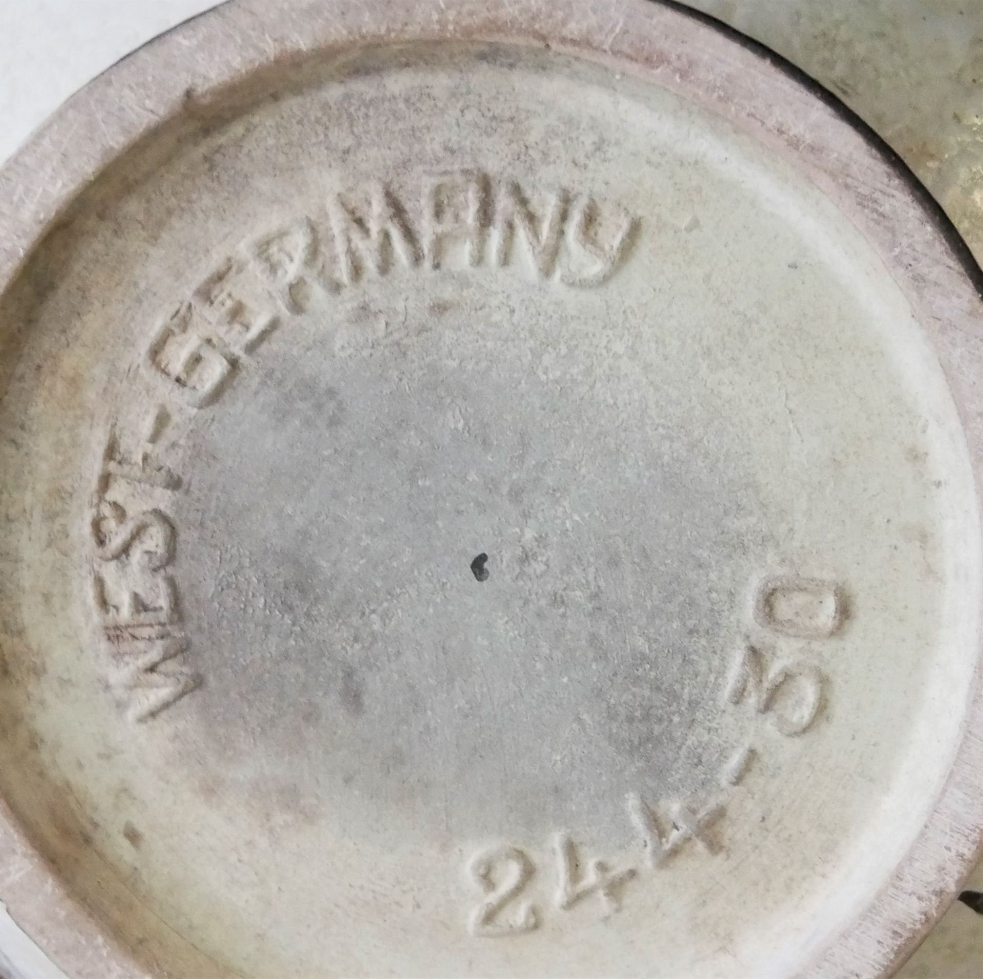 60er Jahre Keramikvase, West Germany 244-30. Höhe ca. 30 cm. Schönes ausgefallenes Stück. - Bild 3 aus 3