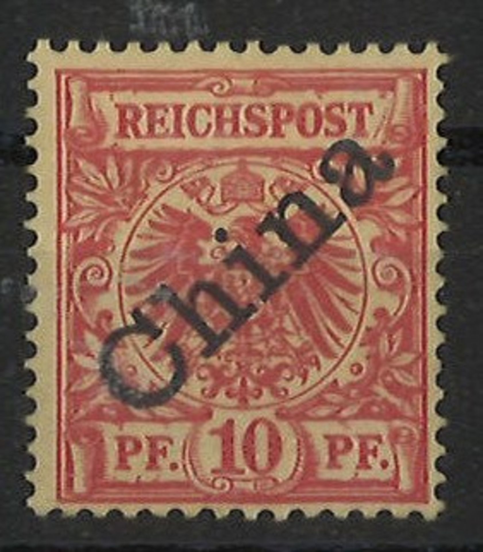Deutsches Reich, China, 1900, Mi Nr. 10, Freimarke für Tientsin, ungebraucht,
