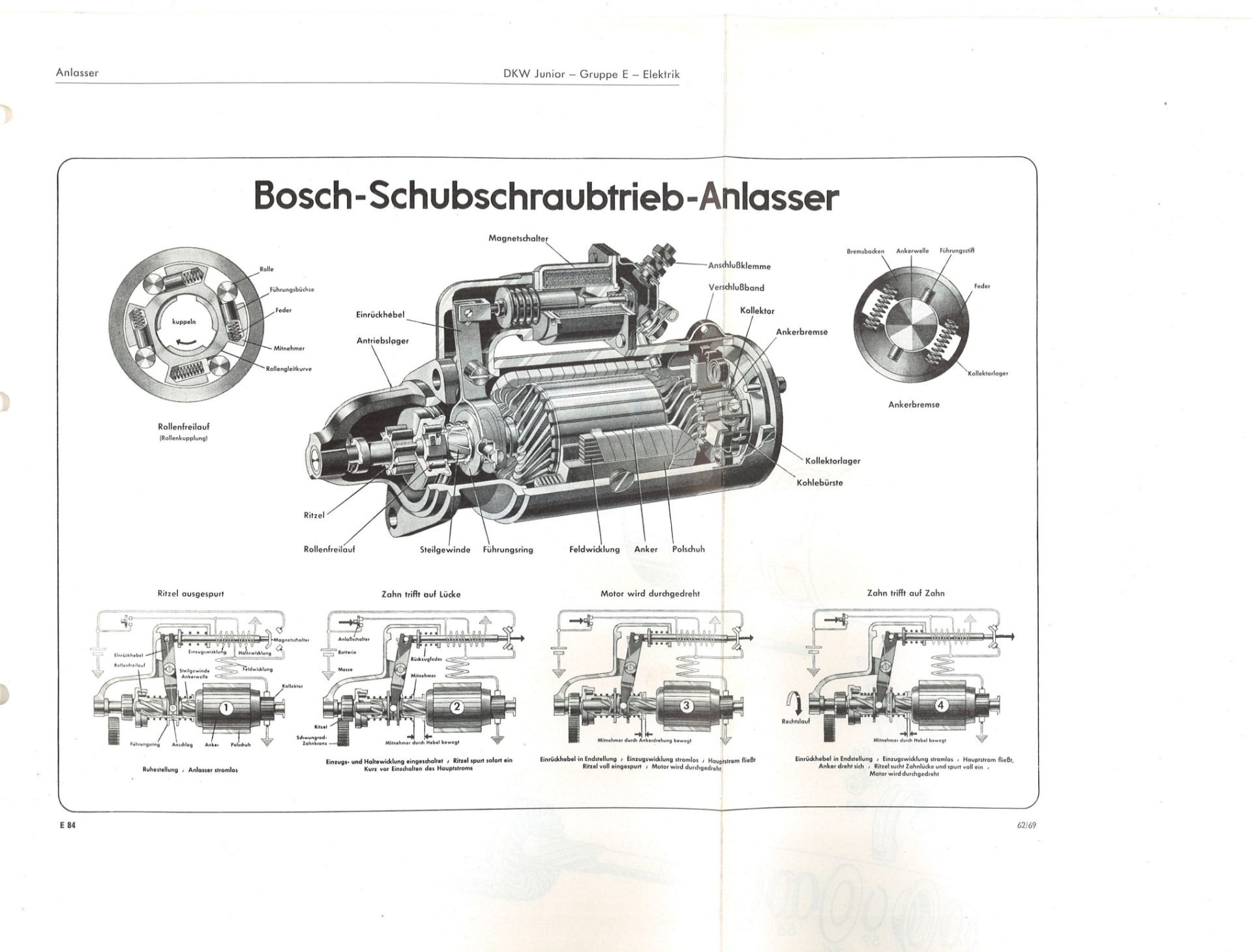 Aus Oldtimer Sammlung! Auto Union DKW Werkstatt - Handbuch DKW Junior Band 2. Umfasst die Gruppen: - Bild 3 aus 4