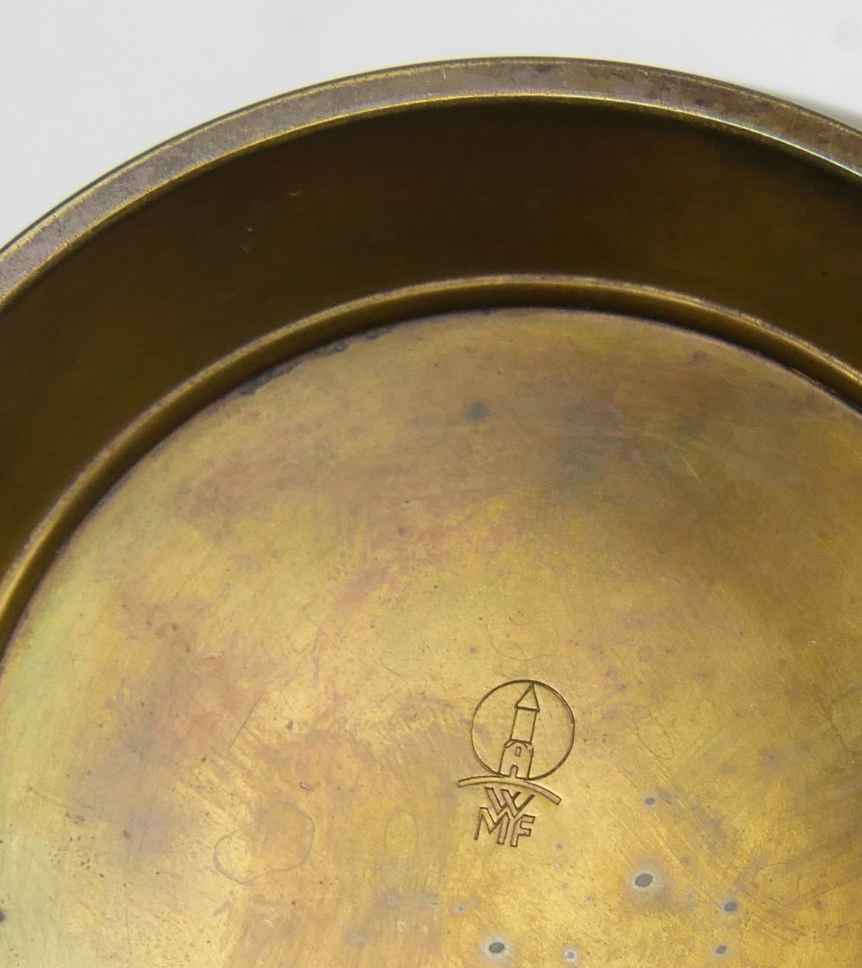 WMF Ikora Metall Vase Art Deco. Am Boden Punze. Höhe ca. 27 cm seltene Ausführung - Image 3 of 3