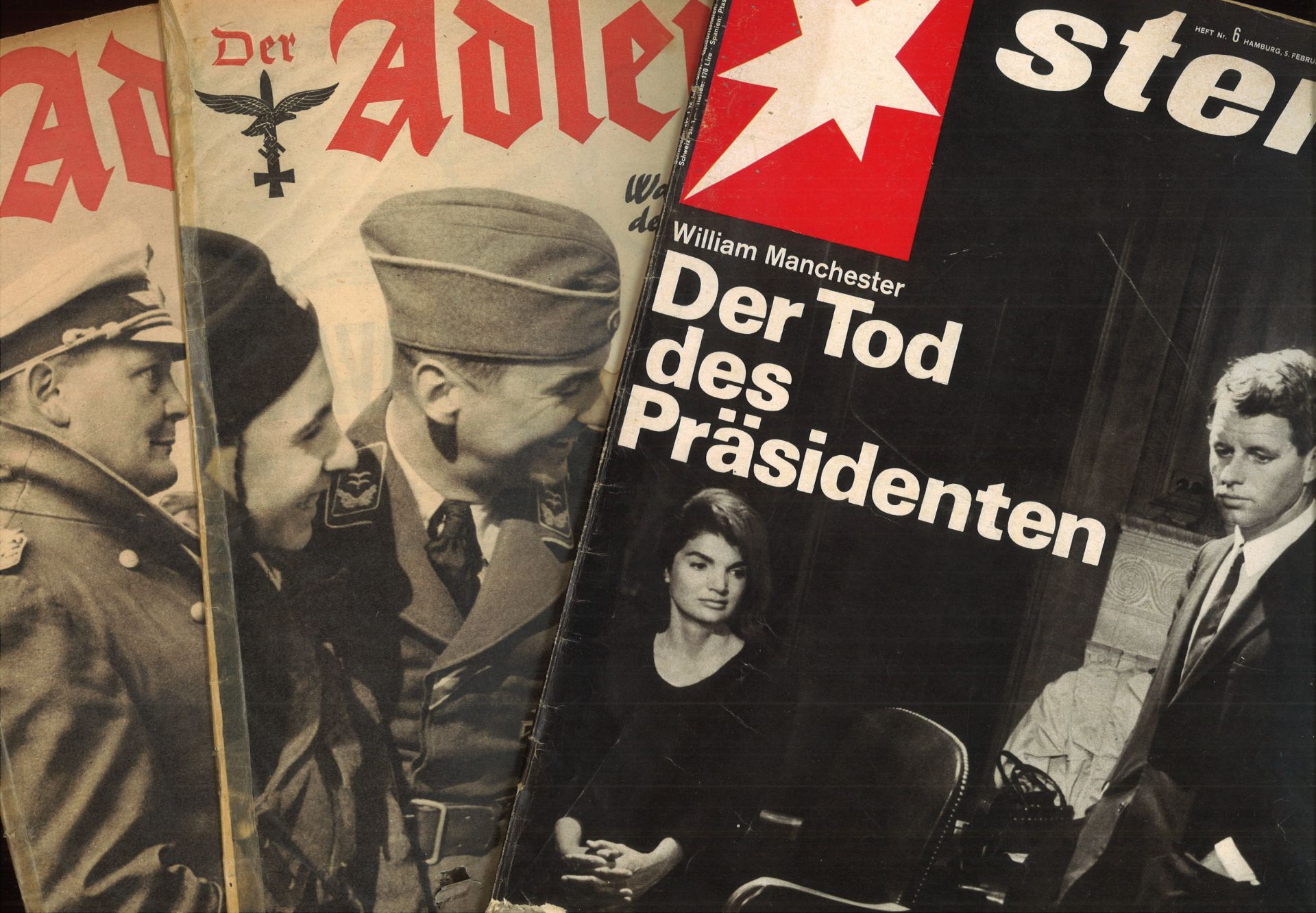 Der Adler Heft 4 / Berlin 18. Februar 1941 und Heft 5 / Berlin 4. März 1941, sowie der Stern Heft
