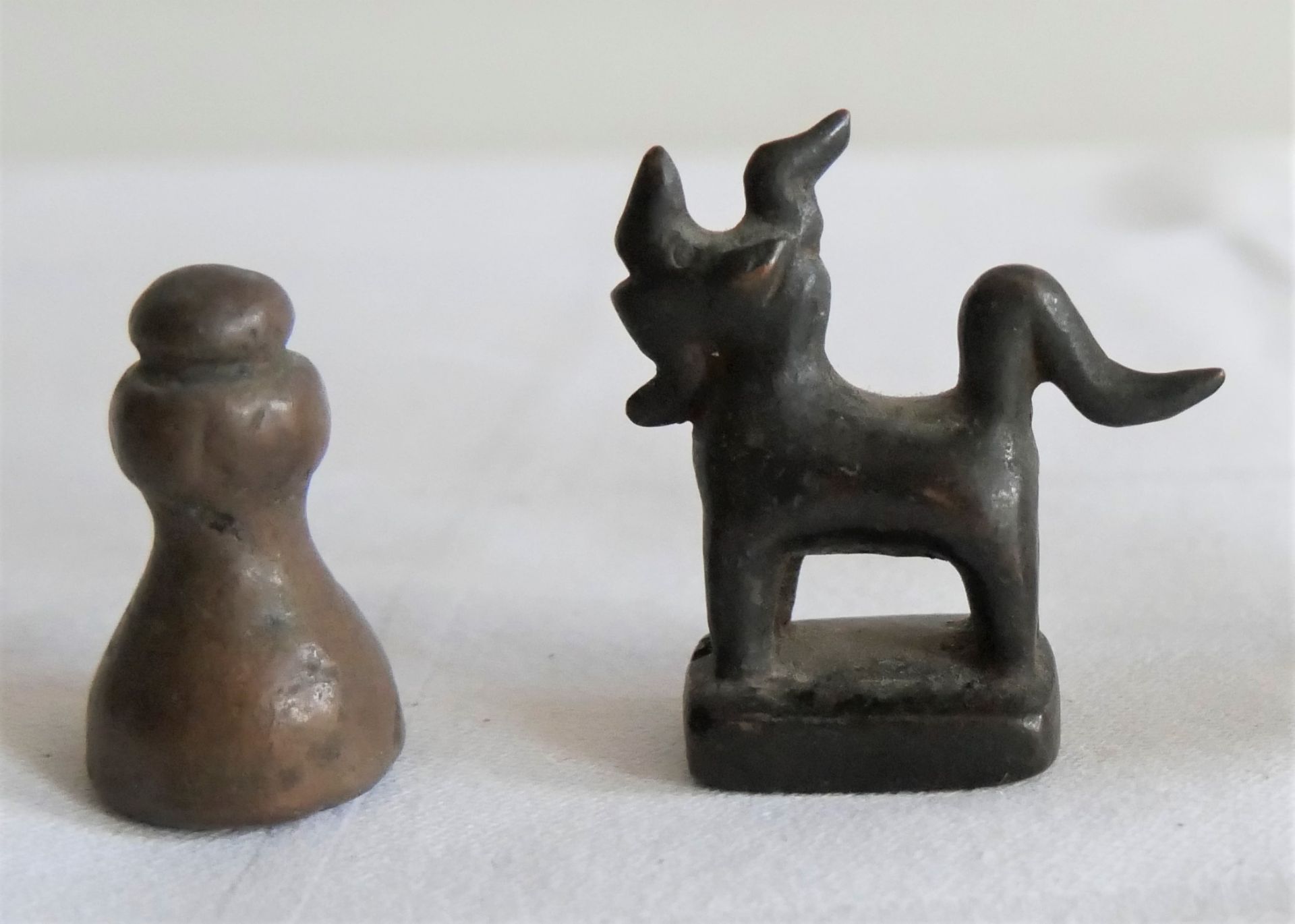 3 x Bronze China, ältere Stücke, bitte besichtigen! - Image 2 of 2