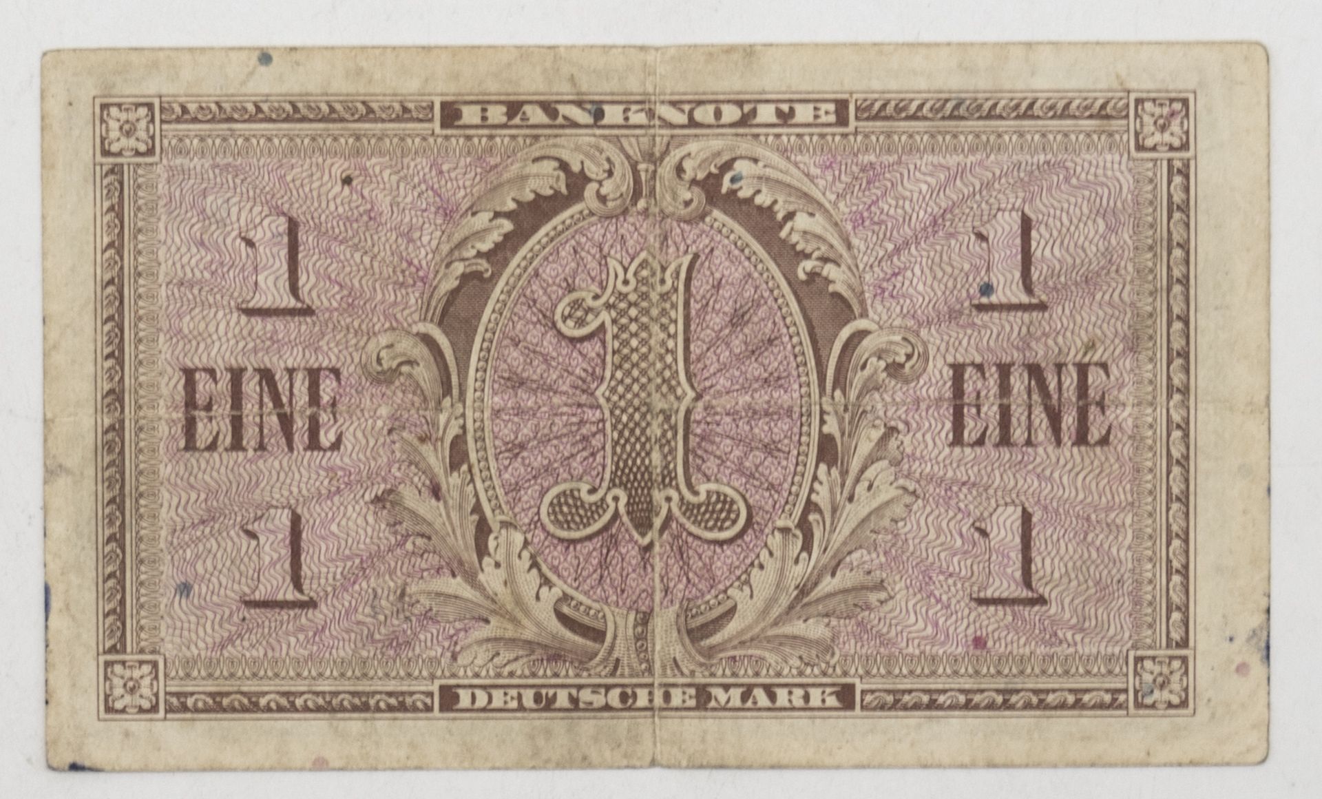 Deutschland 1948, 1 Deutsche Mark - Banknote. Erhaltung: ss. - Bild 2 aus 2