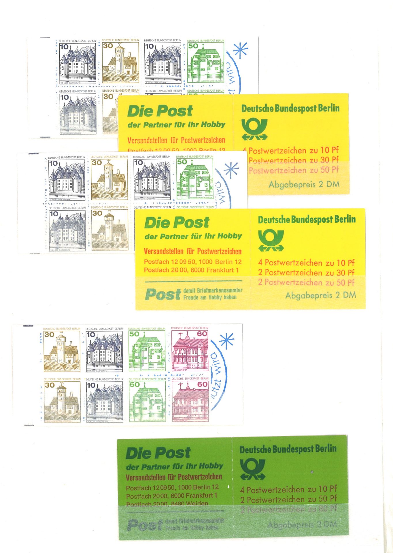 BRD und Berlin, ESB mit 110 Markenheftchen postfrisch, ein kleiner Teil gestempelt. Dazu einige - Bild 2 aus 2