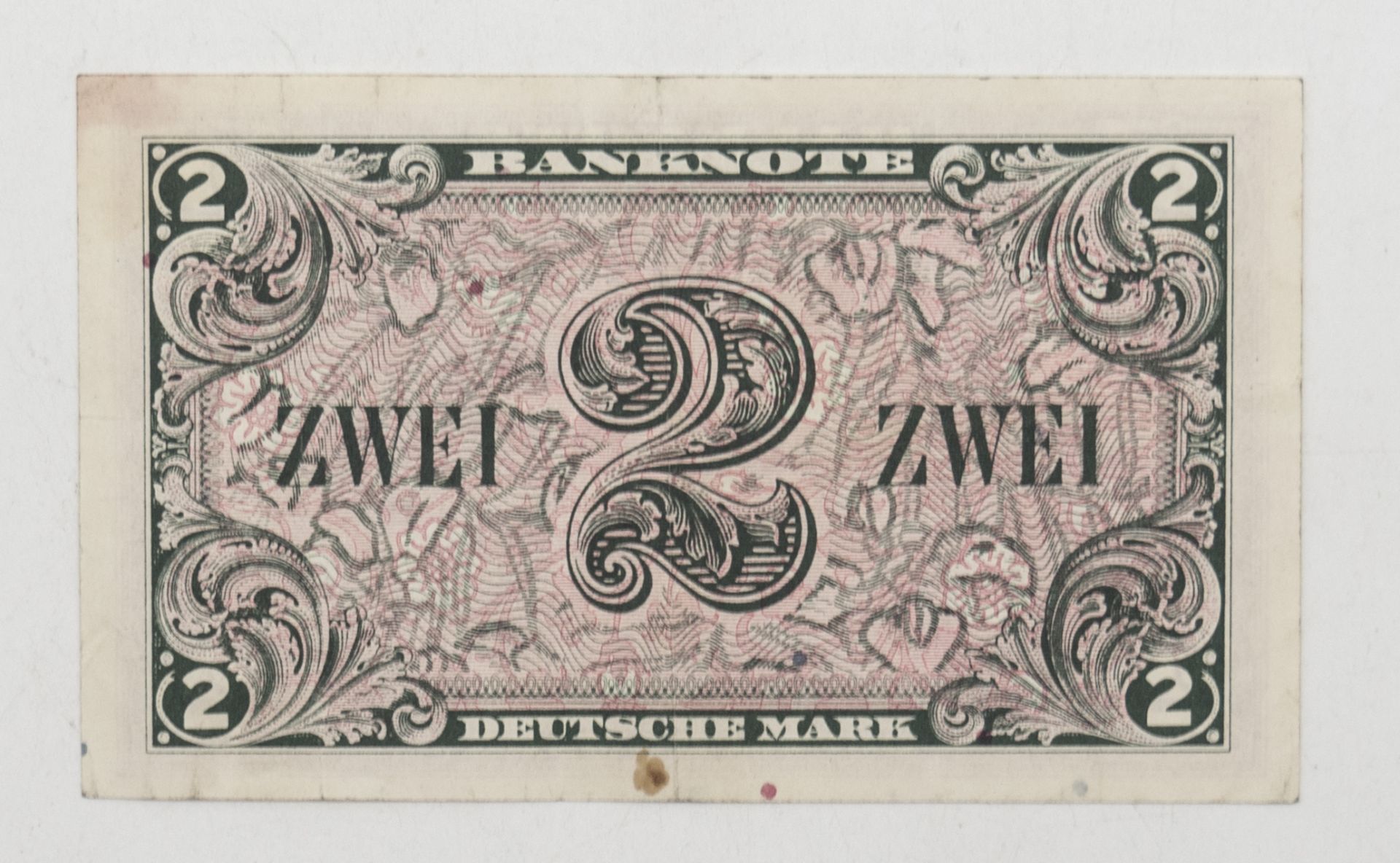 Deutschland 1948, 2 Deutsche Mark - Banknote. Erhaltung: ss. - Bild 2 aus 2