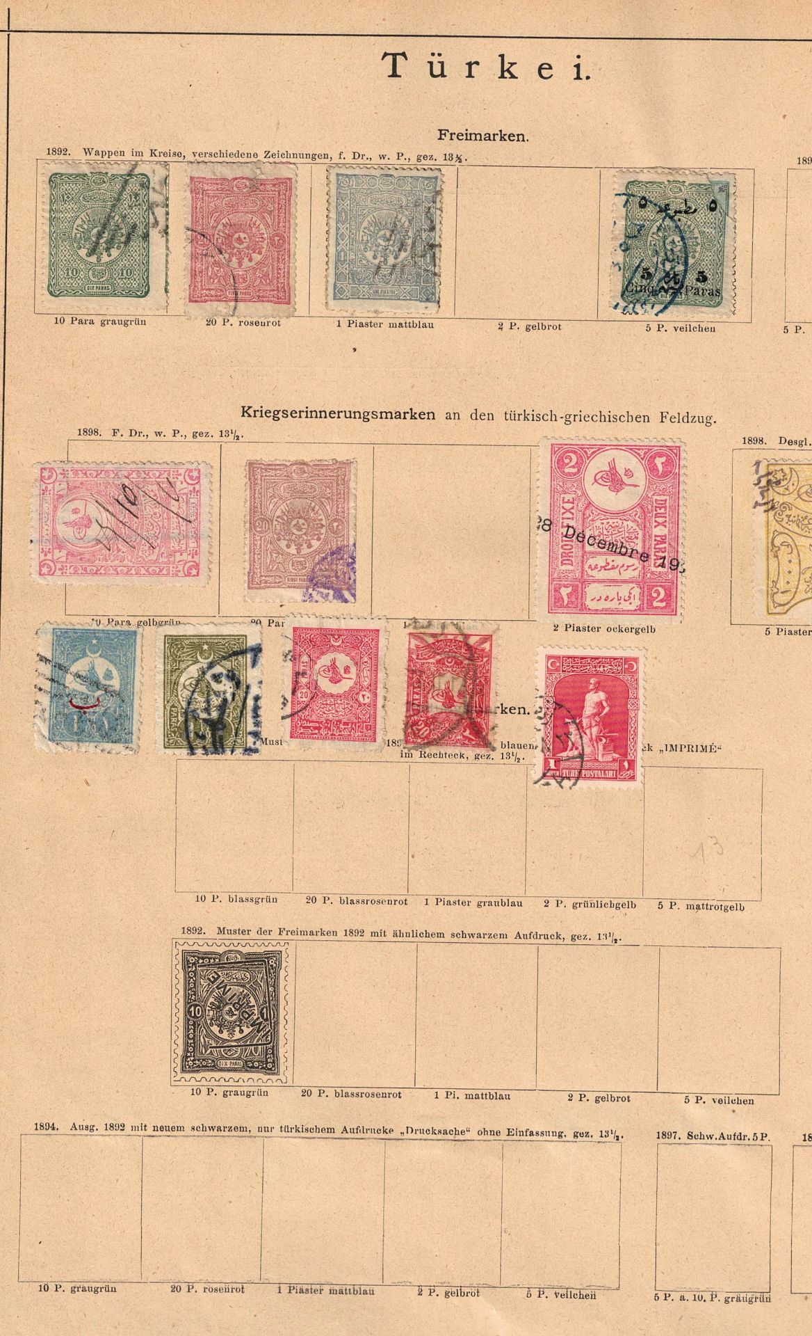Uraltes Briefmarkenalbum aus Dachbodenfund, dabei auch viele Ganzsachen, ganze Welt. Vielleicht - Image 5 of 5