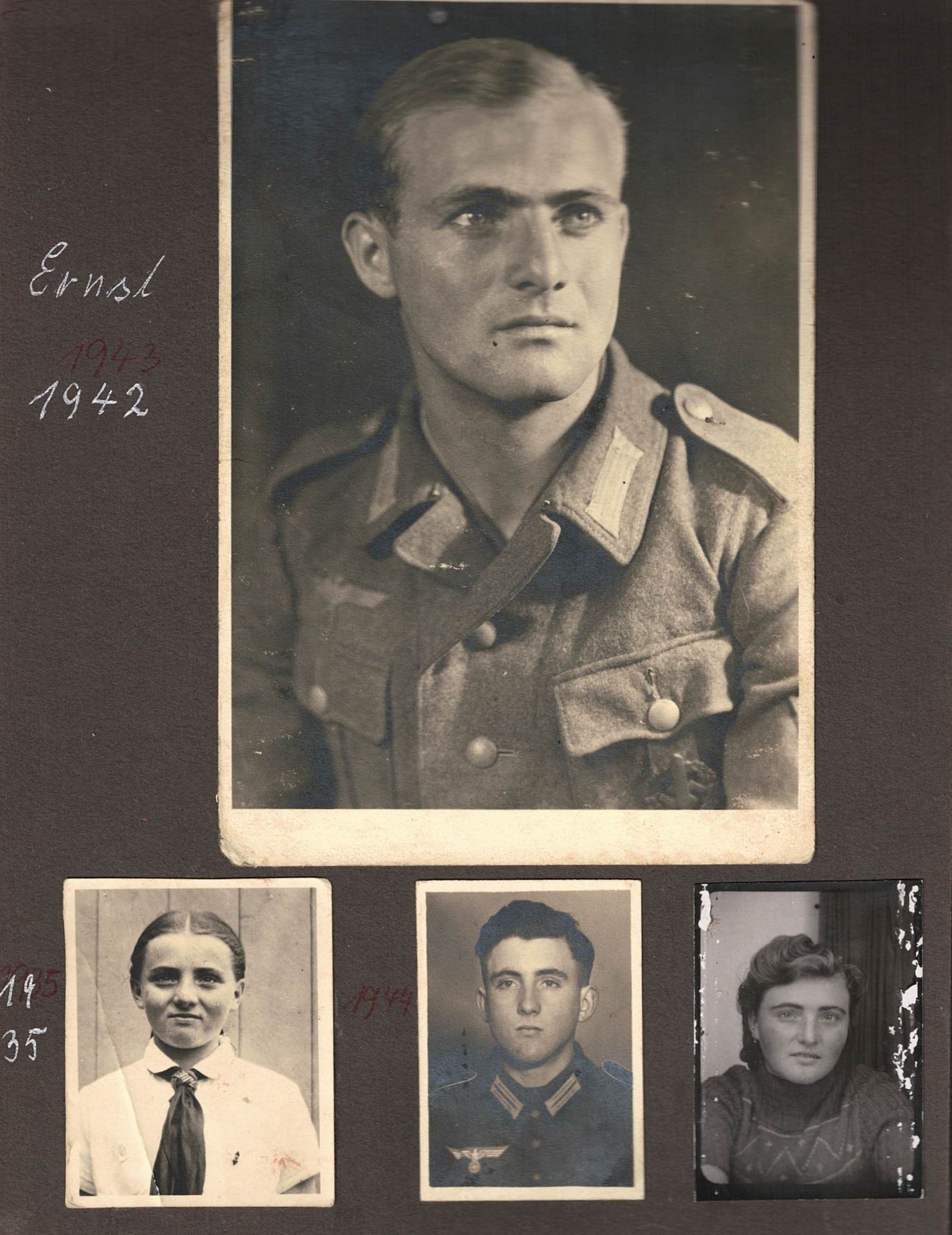 Fotoalbum mit Fotos dabei 3. Reich Soldaten aber auch Privat Fotos. Bitte besichtigen