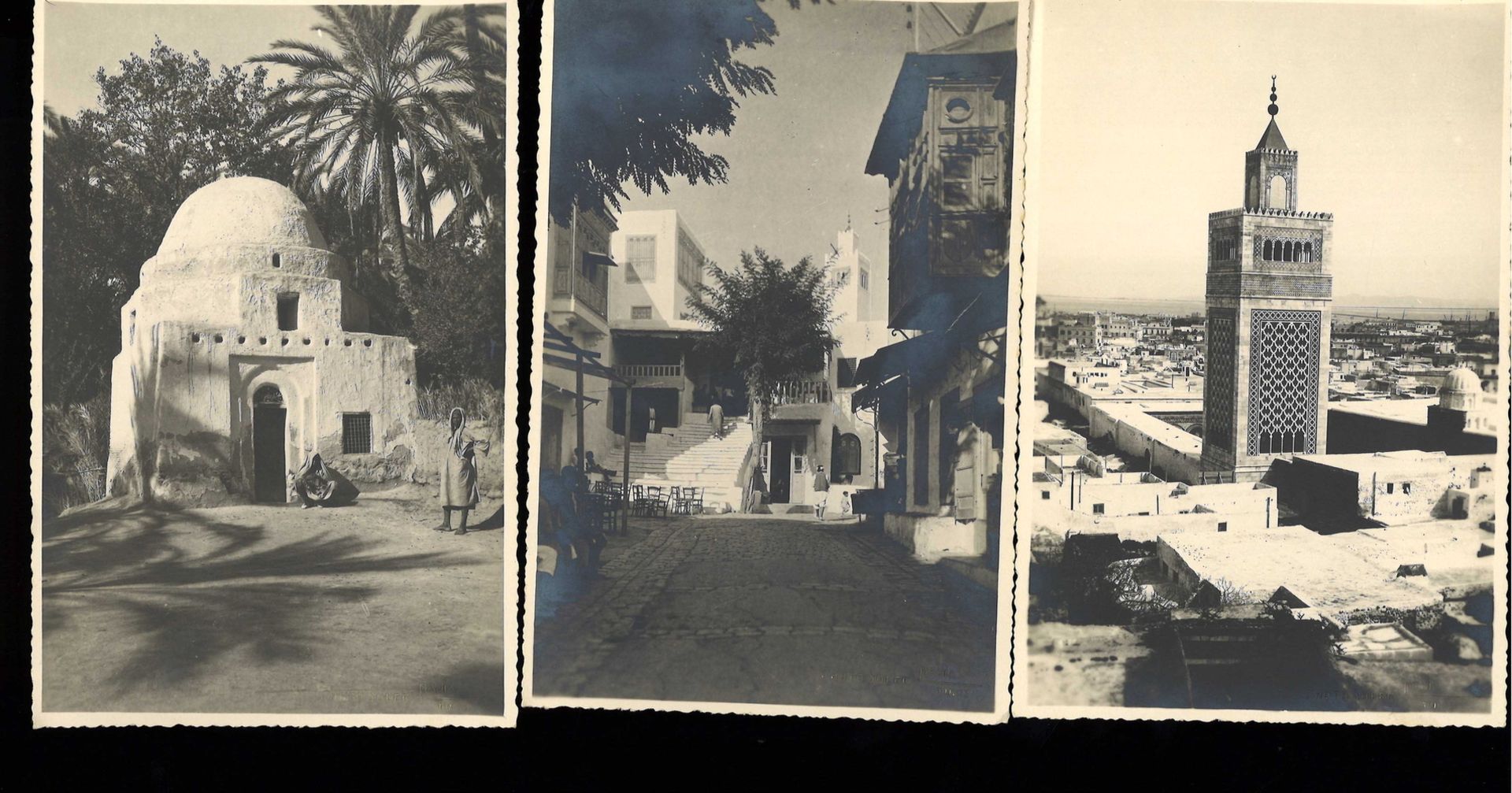 Hermann Monnerjahn, D.A.K., 6 Original großformatige Fotos von Photo-Soler Tunis - Image 2 of 3