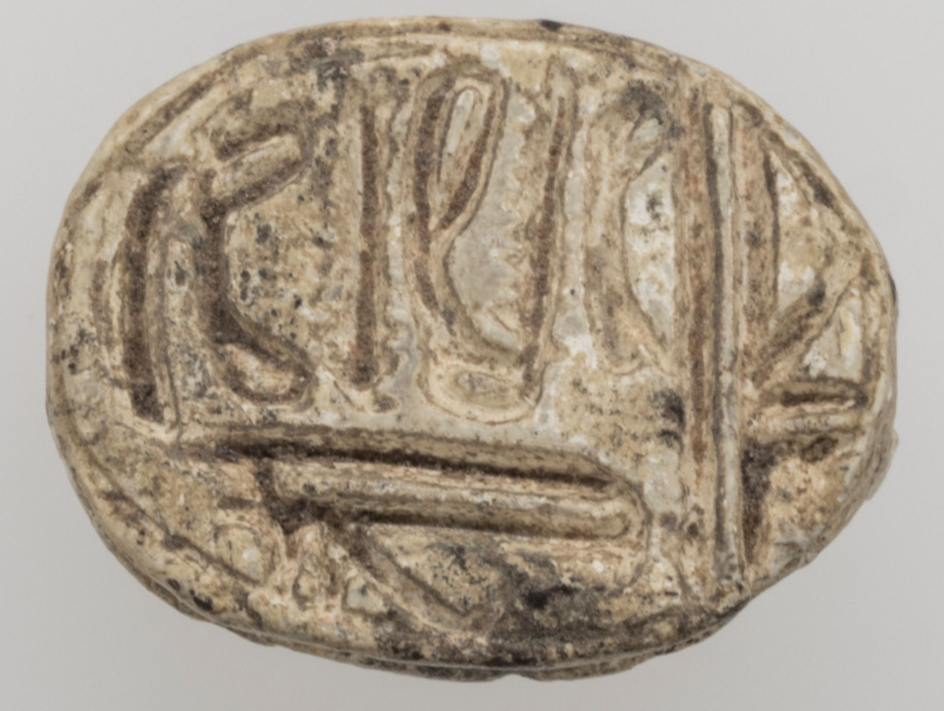 Ägypten Skarabäus, wahrscheinlich 19. Dynastie. Material: Steatit. Oberseite schematische - Bild 2 aus 4