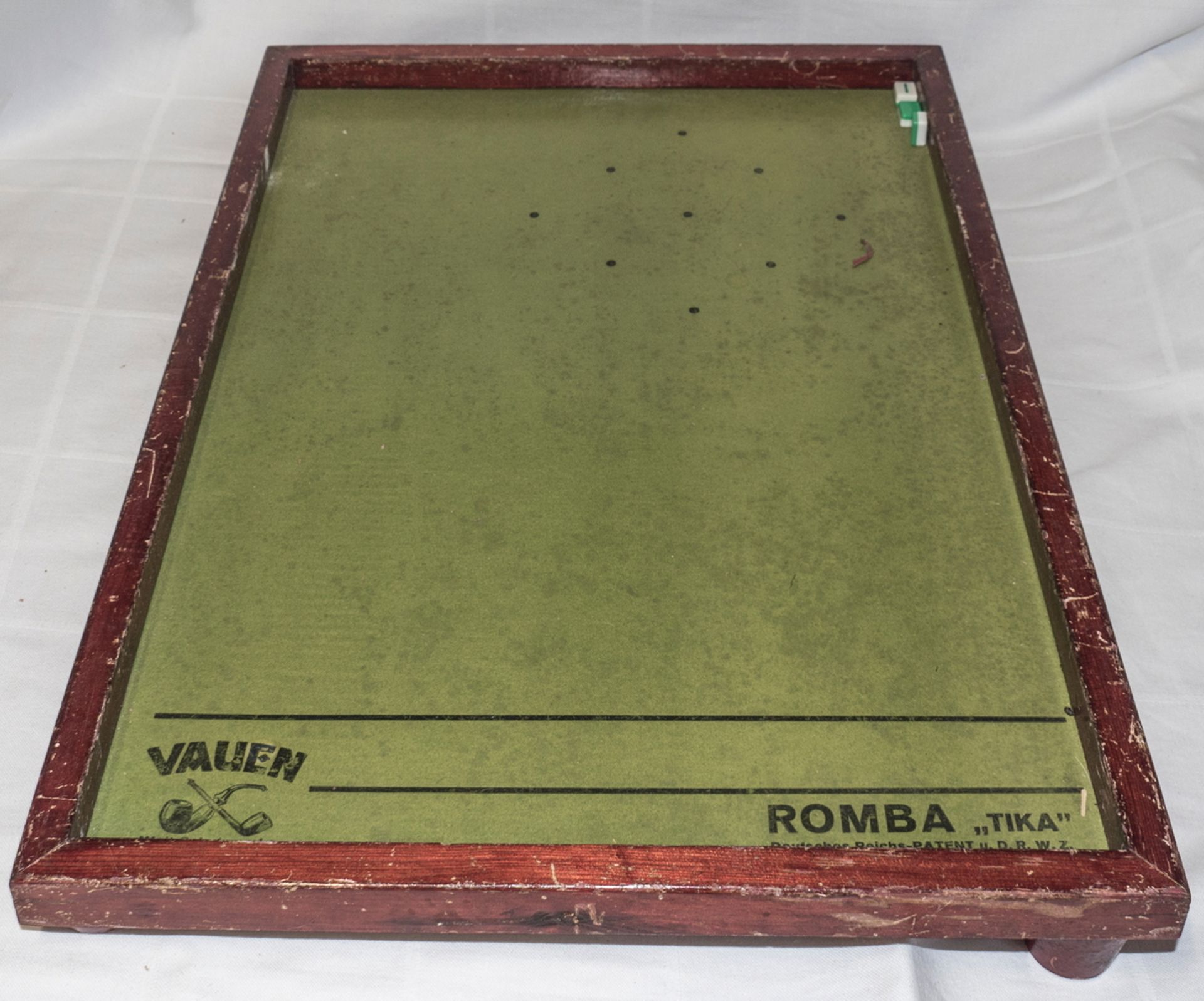 Altes Romba Tika - Spiel, Fa. Vauen, Deutsches Reich - Patent, ca. 20er - 40er Jahre. Nicht
