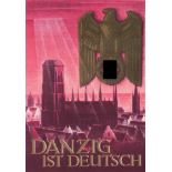 Propagandapostkarte: WHW - Kriegs-Postkarte - Danzig ist deutsch, ungelaufen