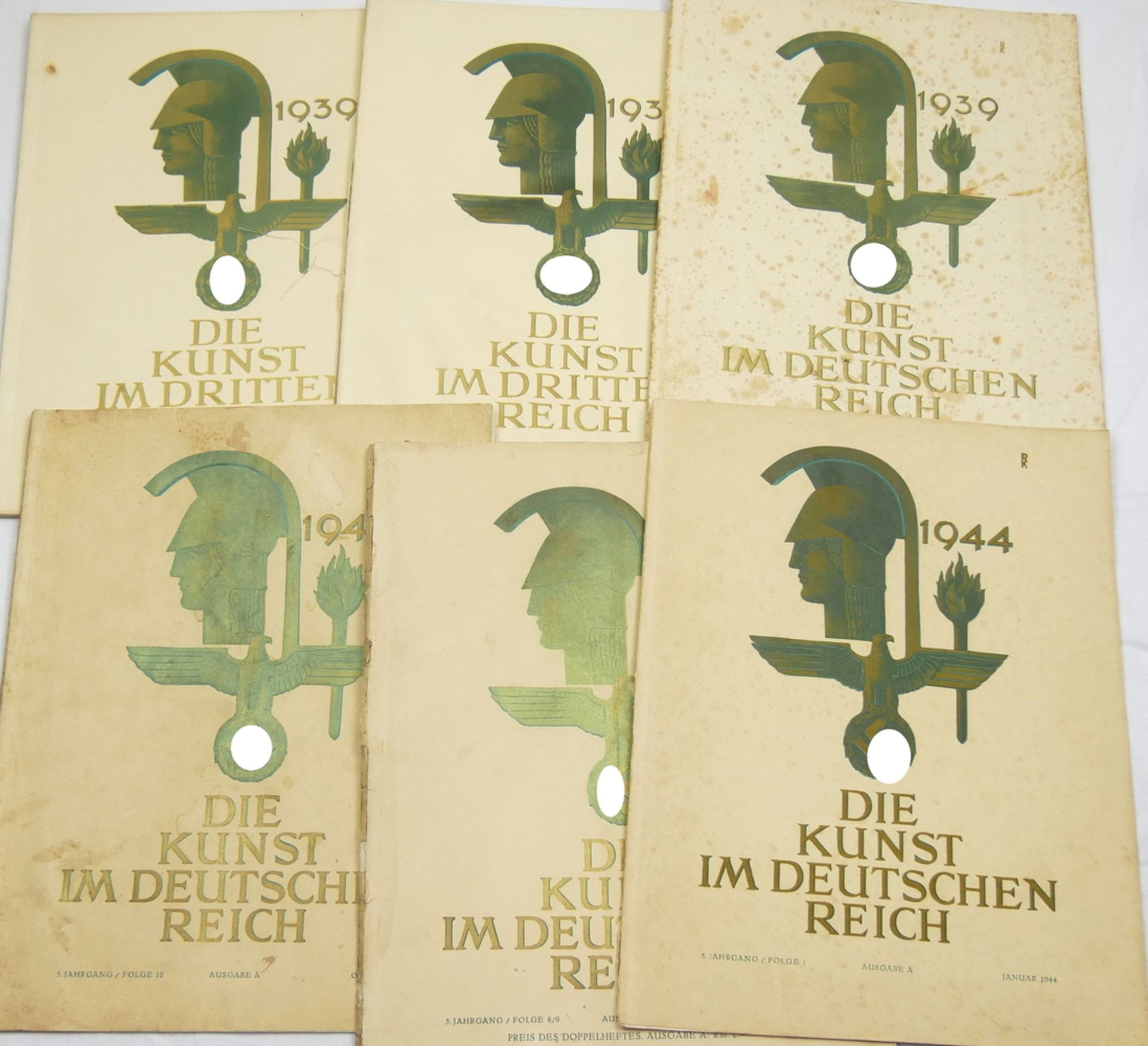 Die Kunst im Deutschen Reich. Ausgabe A: 3. Jg. Folge 4, 1939; 3. Jg. Folge 7, 1939; 3. Jg. Folge