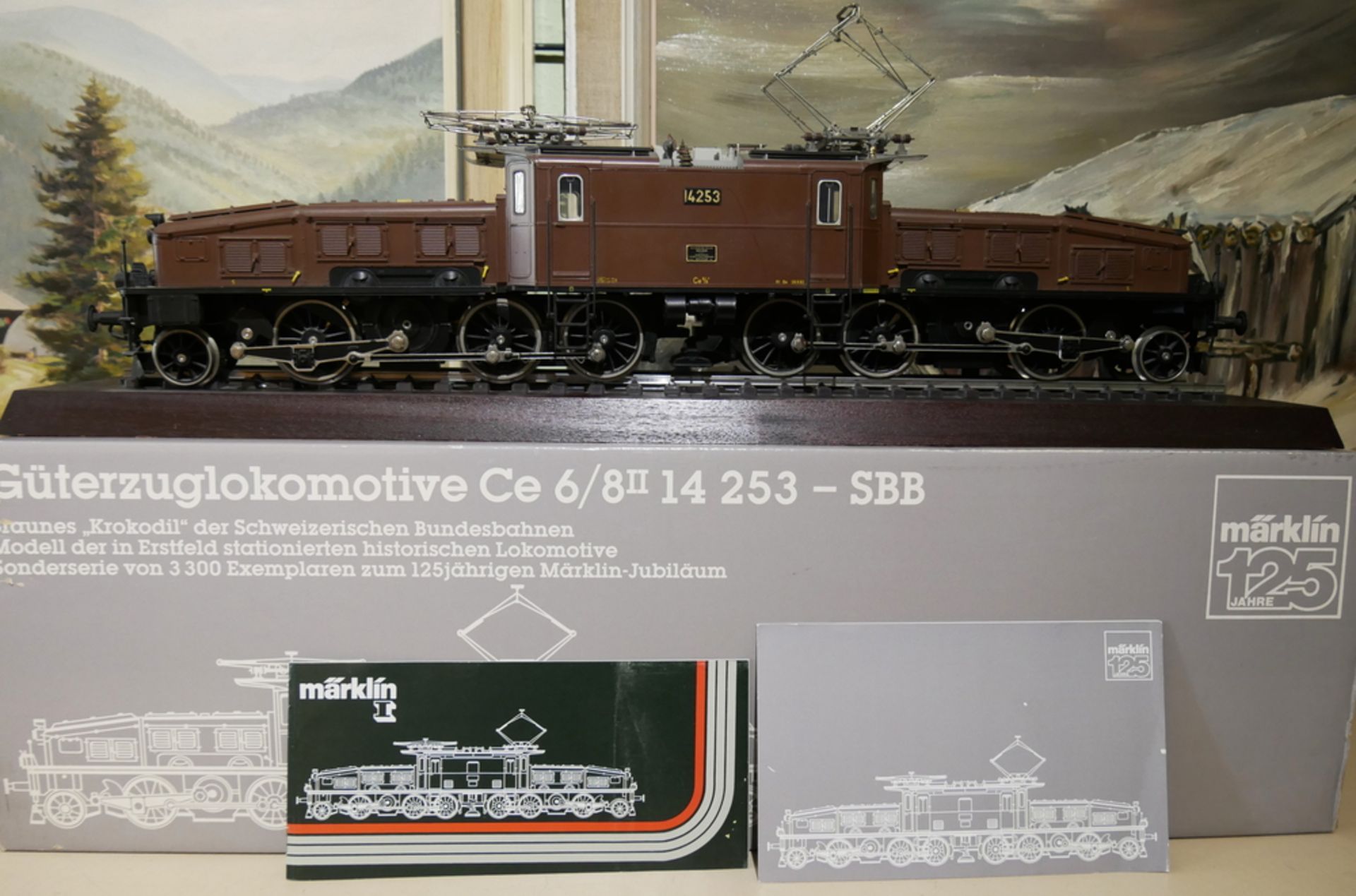 Güterzuglokomotive Ce 6/8 II 14253 - SBB. Braunes "Krokodil" der Schweizerischen Bundesbahnen Modell