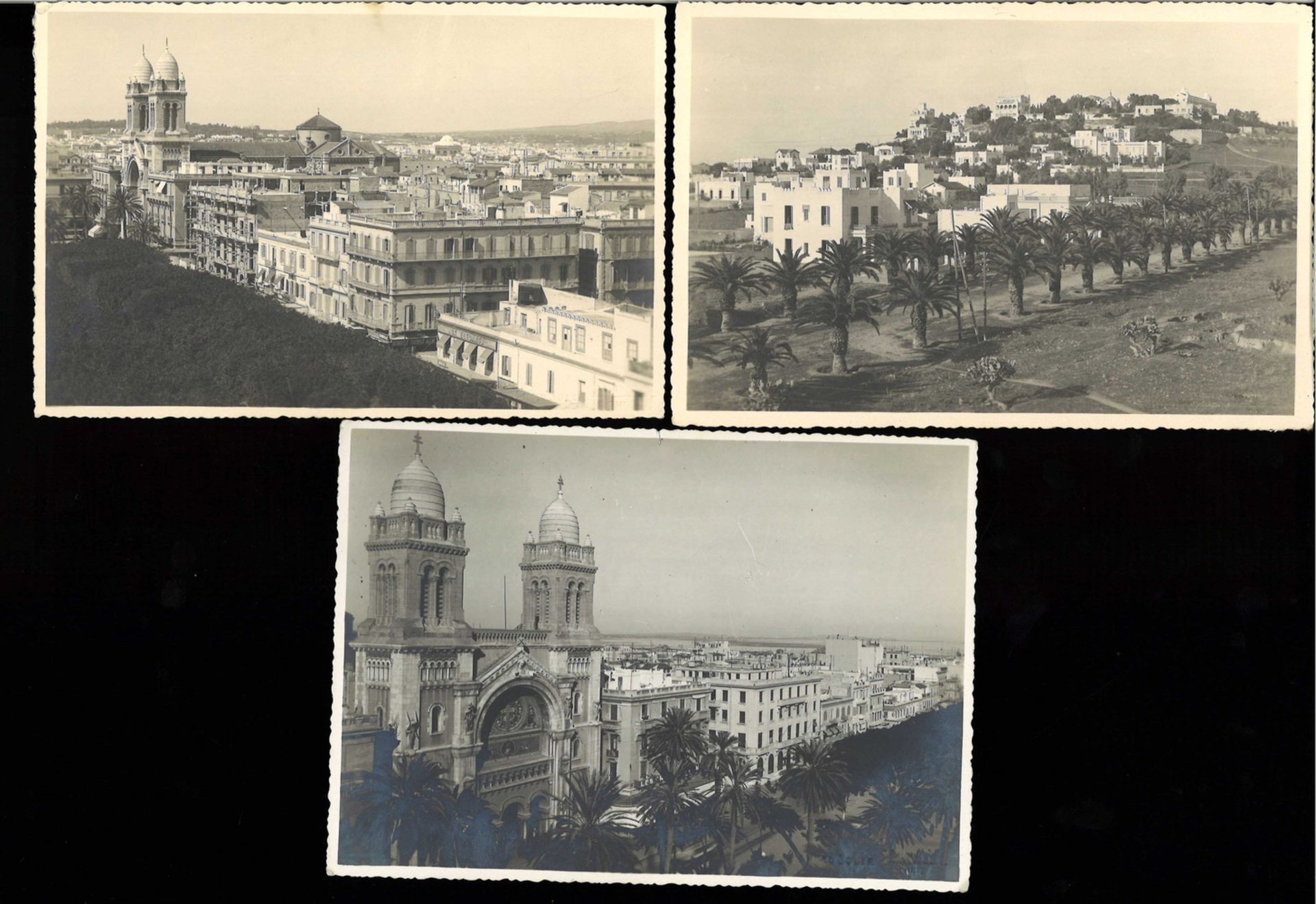 Hermann Monnerjahn, D.A.K., 6 Original großformatige Fotos von Photo-Soler Tunis