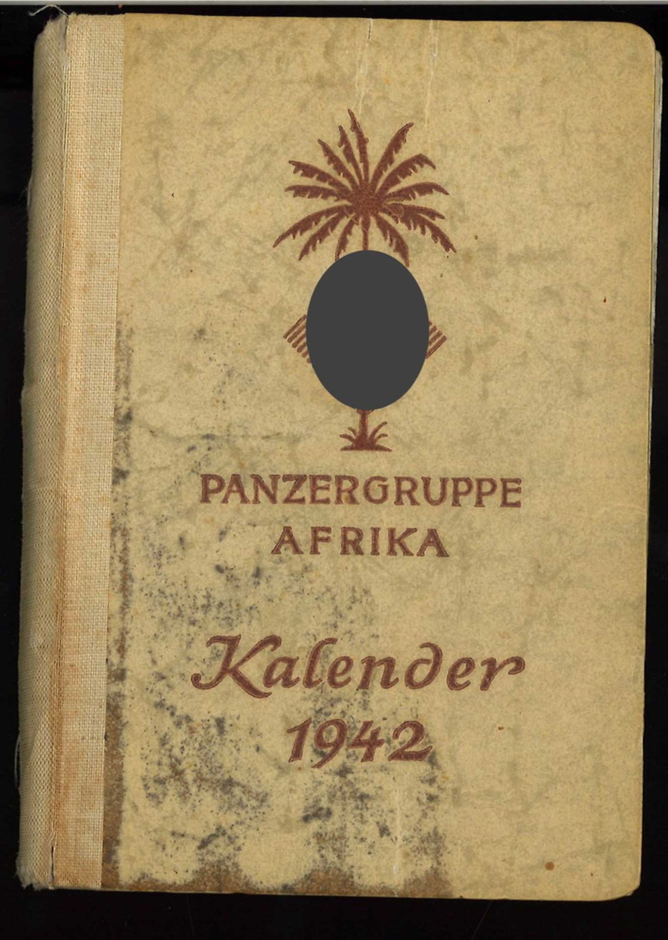 Kalender Panzerarmee Afrika 1942, Herrmann Monnerjahn, Uffz. FP Nr. 02755. Uffz bei der Panzergruppe