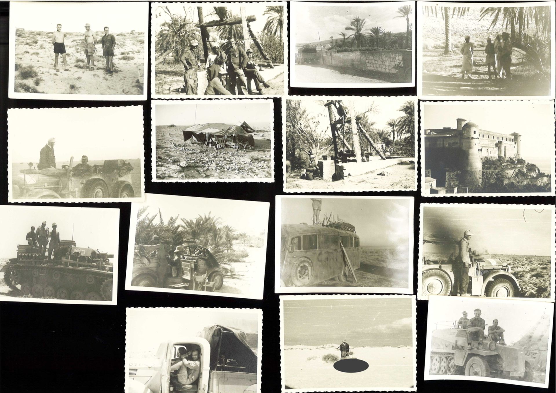 Original Fotos von Herrmann Monnerjahn, Uffz. FP Nr. 02755. Uffz bei der Panzergruppe Afrika im