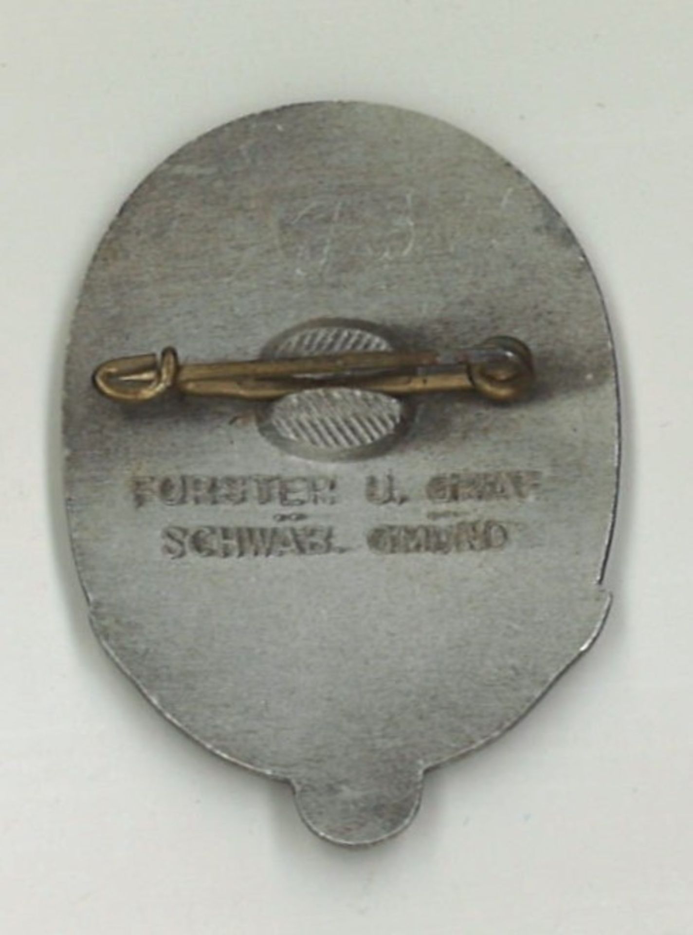 3. Reich, Abzeichen "Tag der Arbeit 1935", Hersteller: Forster u. Graf Schwäb. Gmünd an Nadel - Image 2 of 2